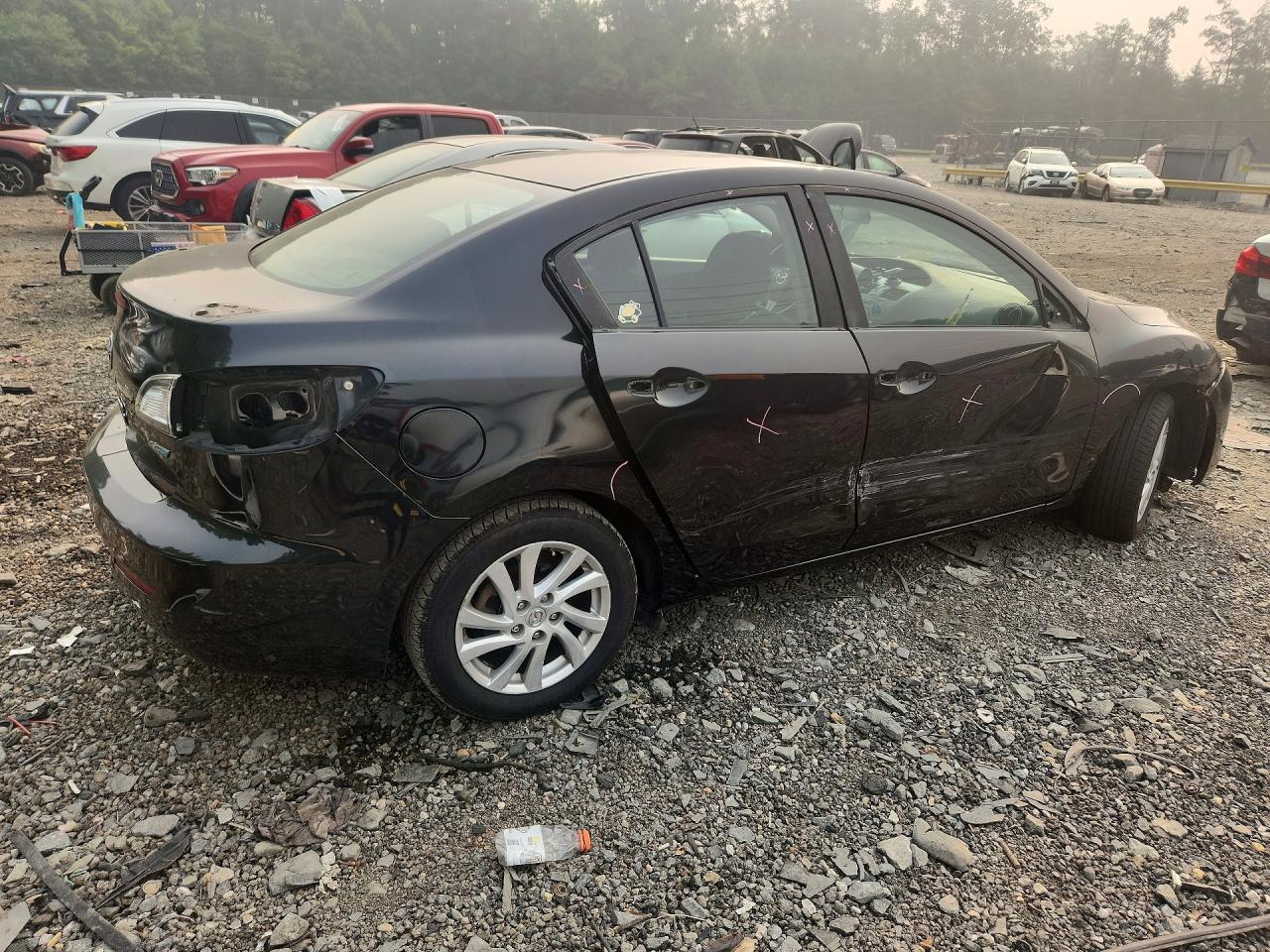 2012 Mazda 3 I Black vin: JM1BL1V74C1692158