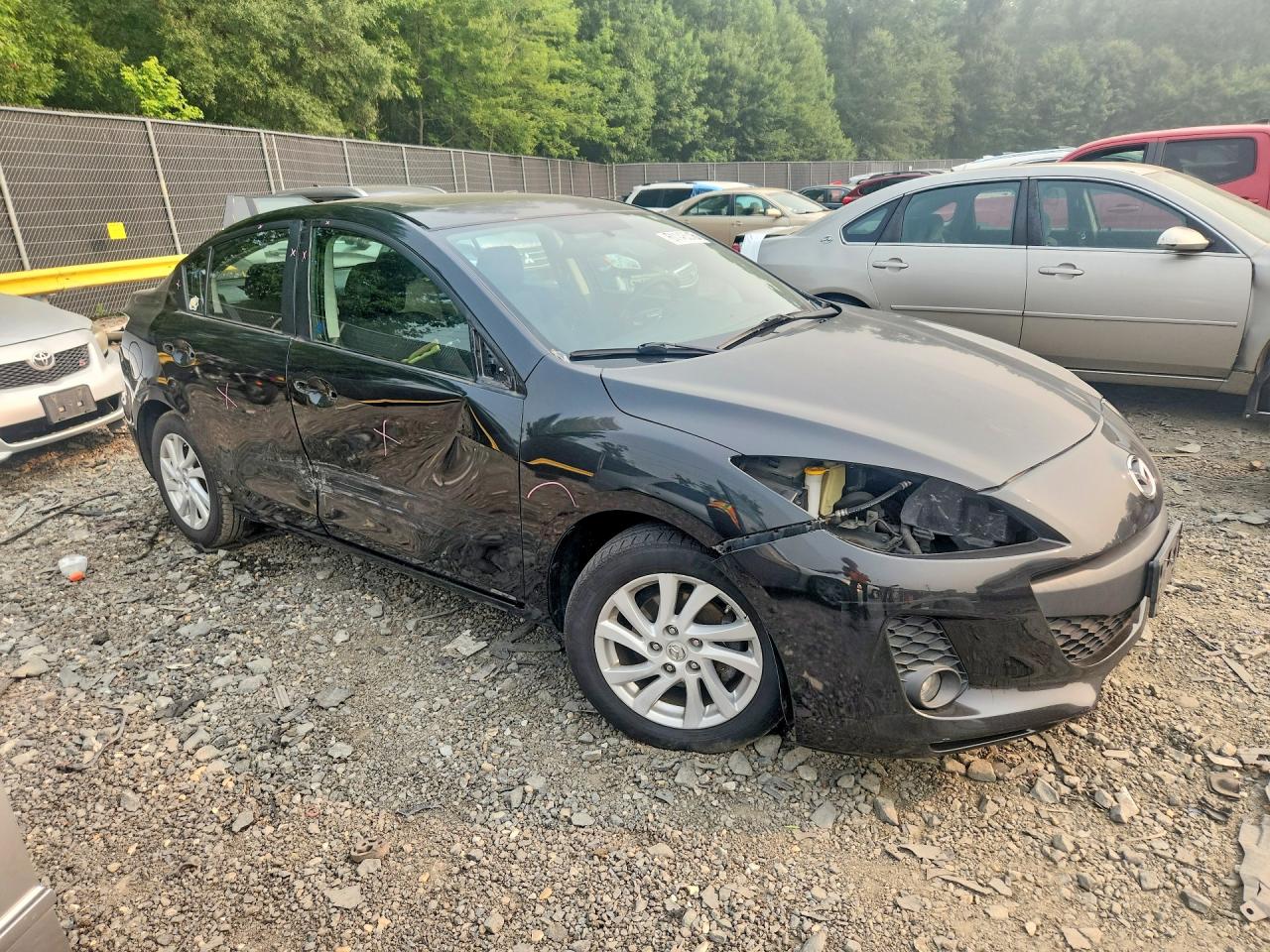 2012 Mazda 3 I Black vin: JM1BL1V74C1692158
