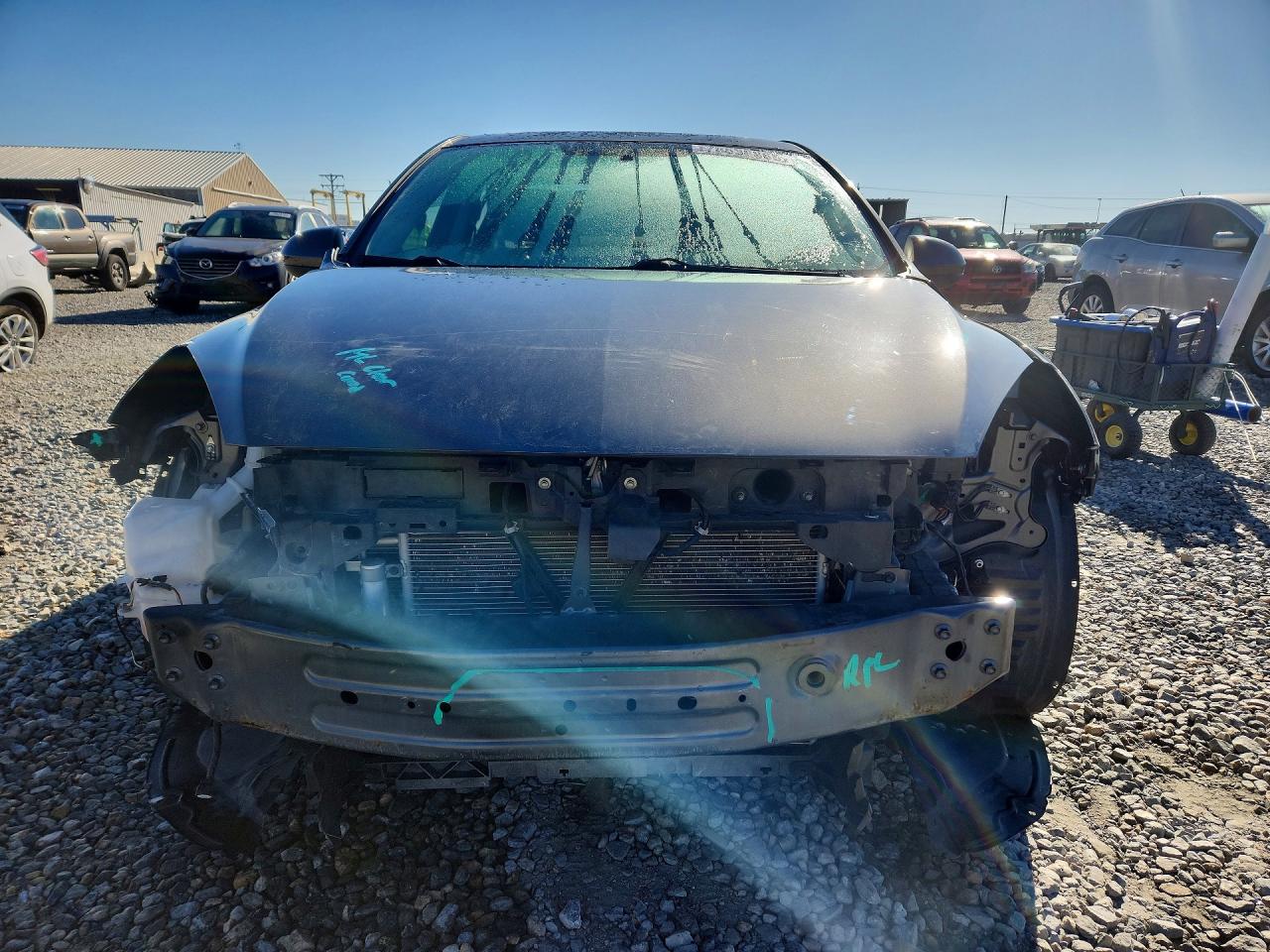 2013 Mazda 3 I Gray vin: JM1BL1V74D1825115