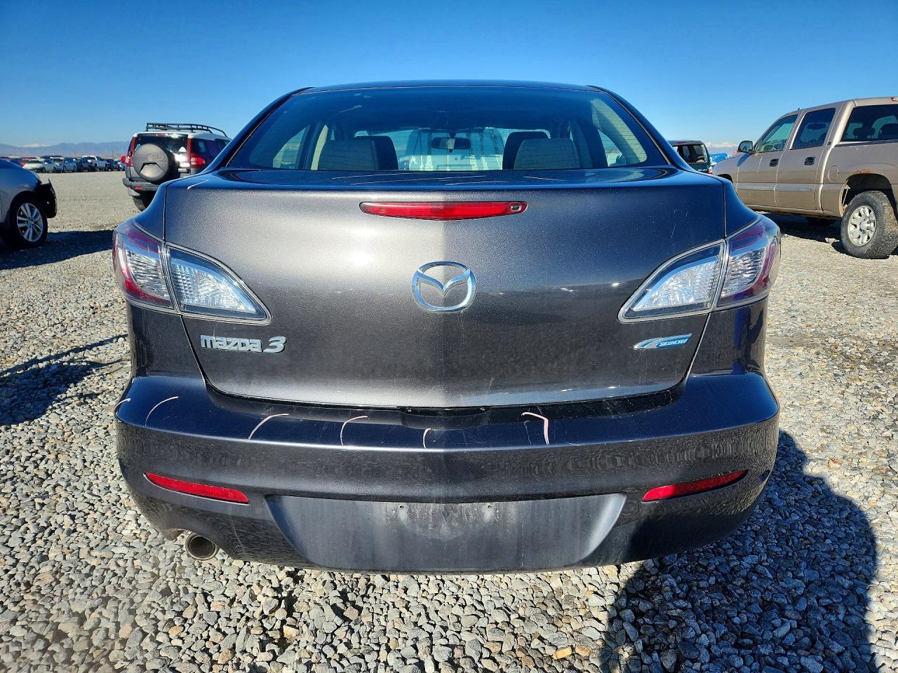 2013 Mazda 3 I Gray vin: JM1BL1V74D1825115