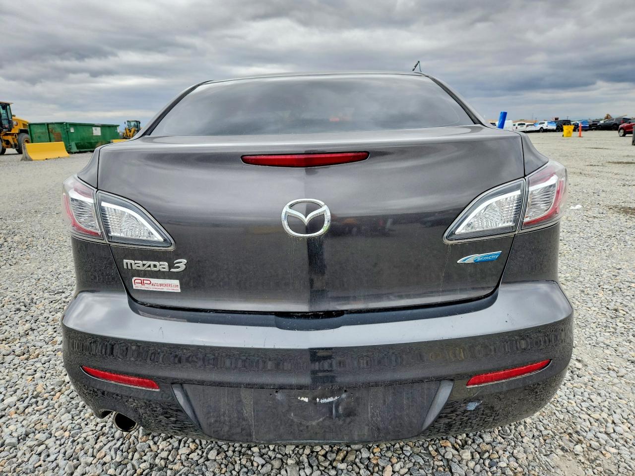 2012 Mazda 3 I Gray vin: JM1BL1V75C1528921