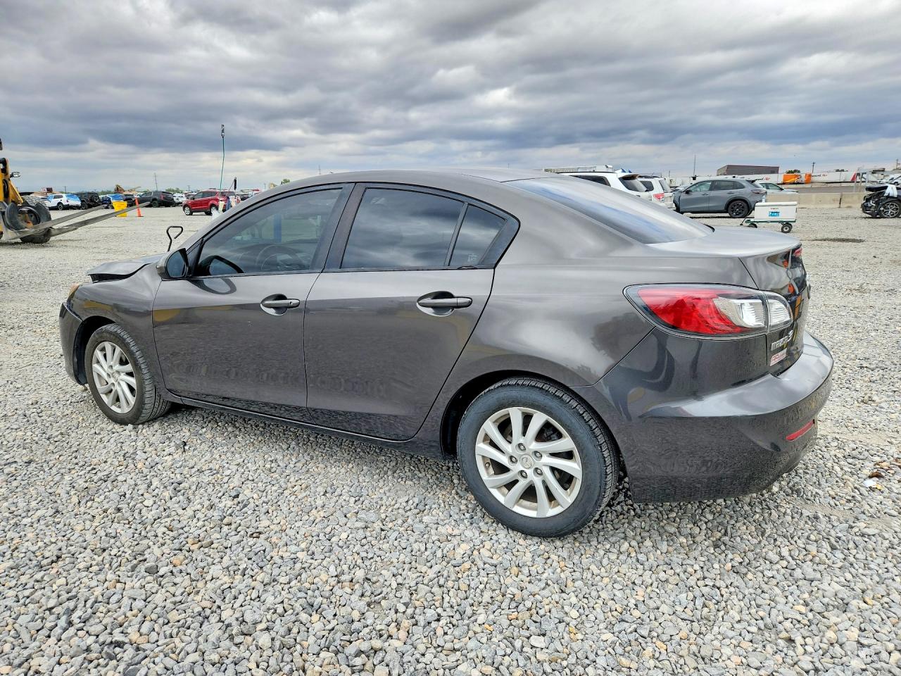 2012 Mazda 3 I Gray vin: JM1BL1V75C1528921