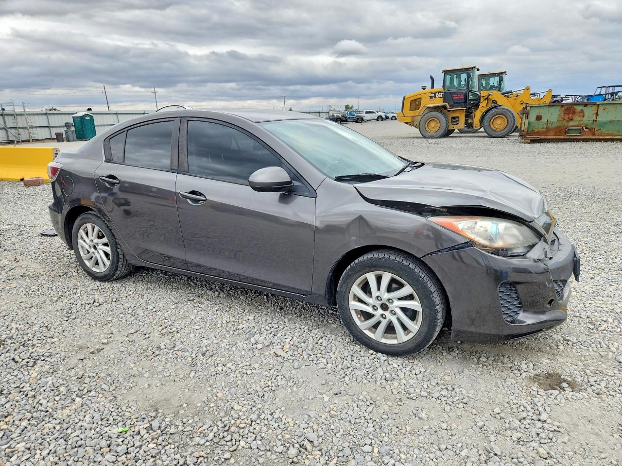 2012 Mazda 3 I Gray vin: JM1BL1V75C1528921