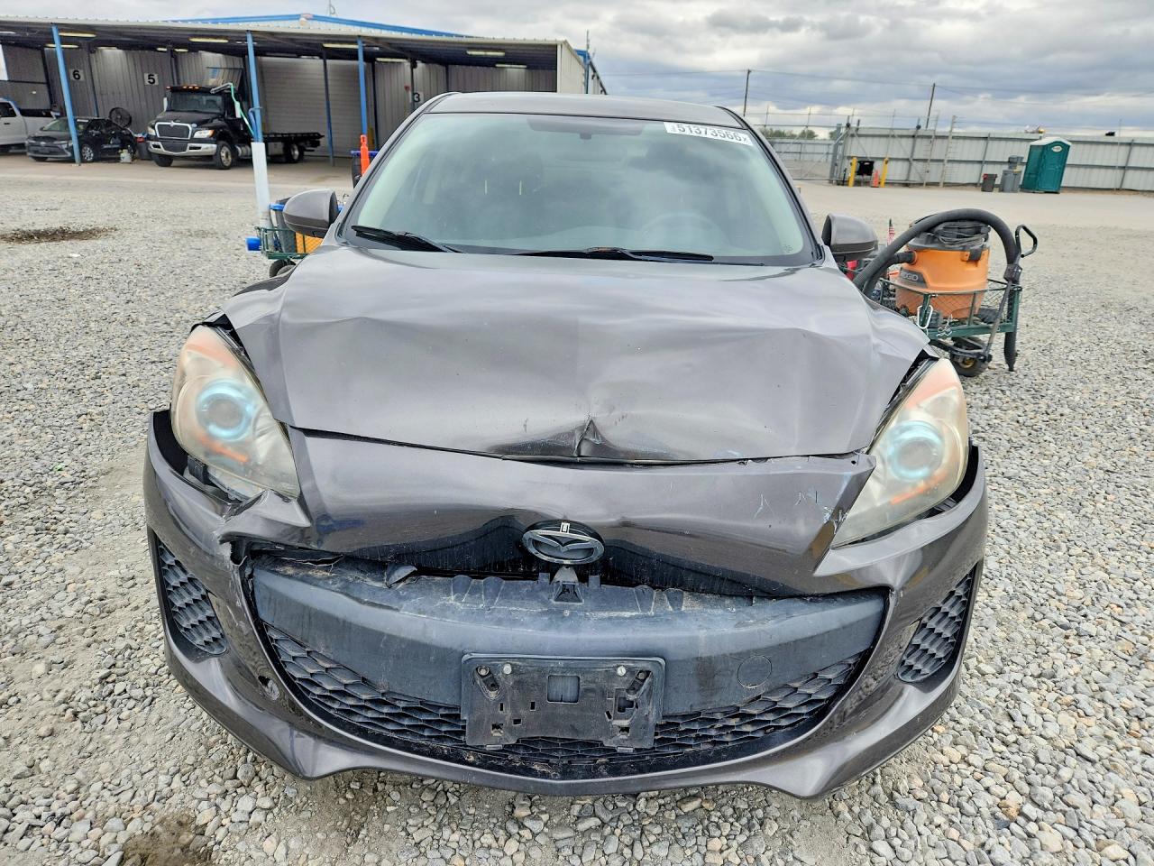 2012 Mazda 3 I Gray vin: JM1BL1V75C1528921