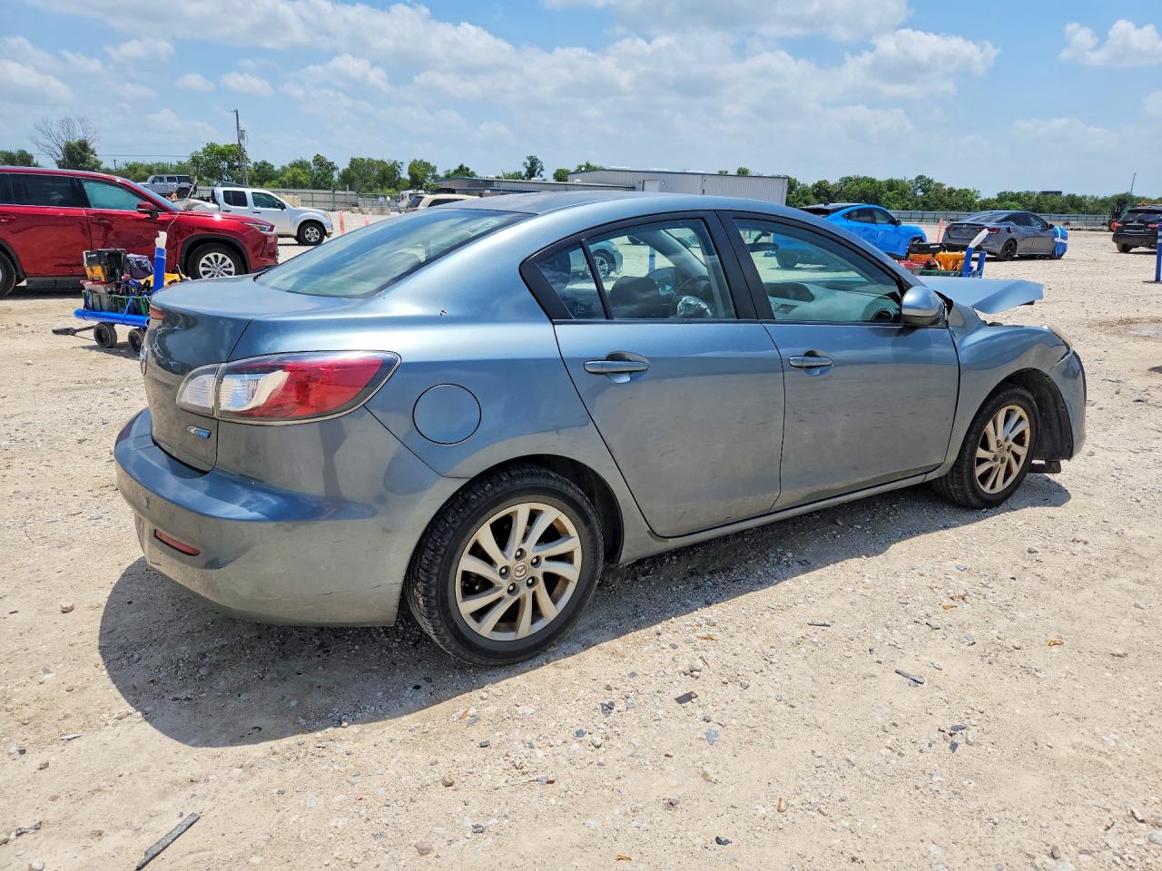2012 Mazda 3 I Gray vin: JM1BL1V75C1570523