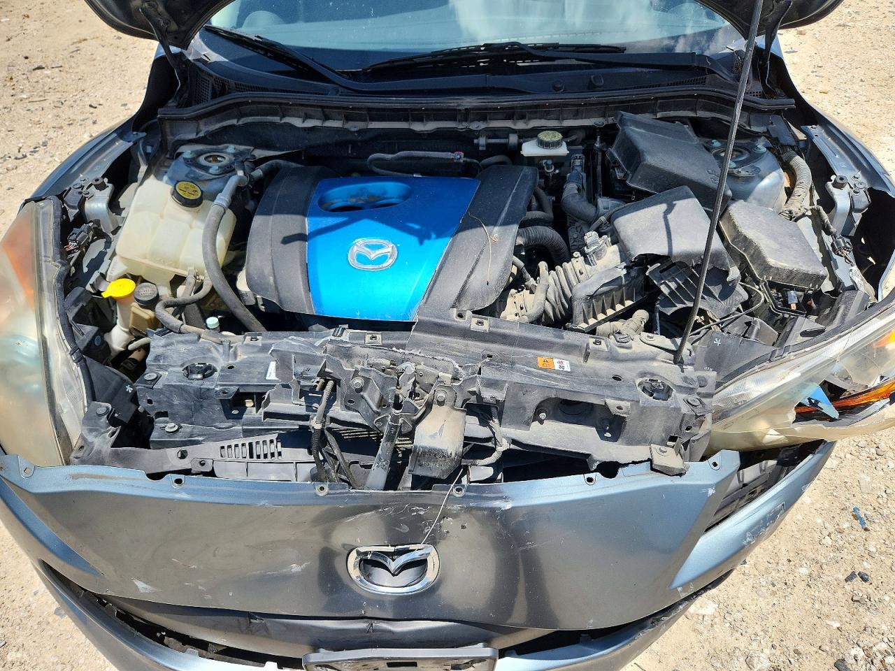 2012 Mazda 3 I Gray vin: JM1BL1V75C1570523