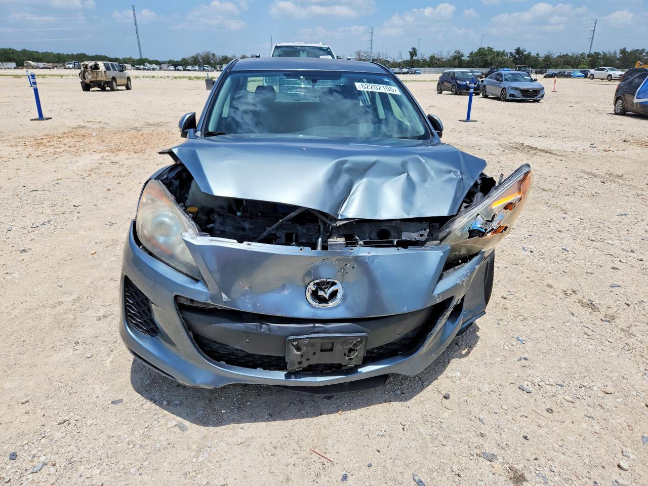 2012 Mazda 3 I Gray vin: JM1BL1V75C1570523