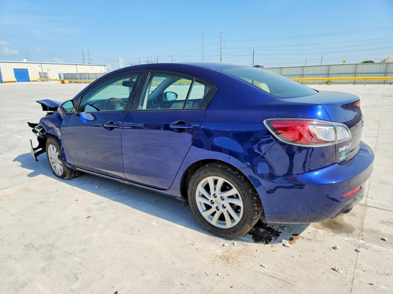 2012 Mazda 3 I Blue vin: JM1BL1V75C1576189