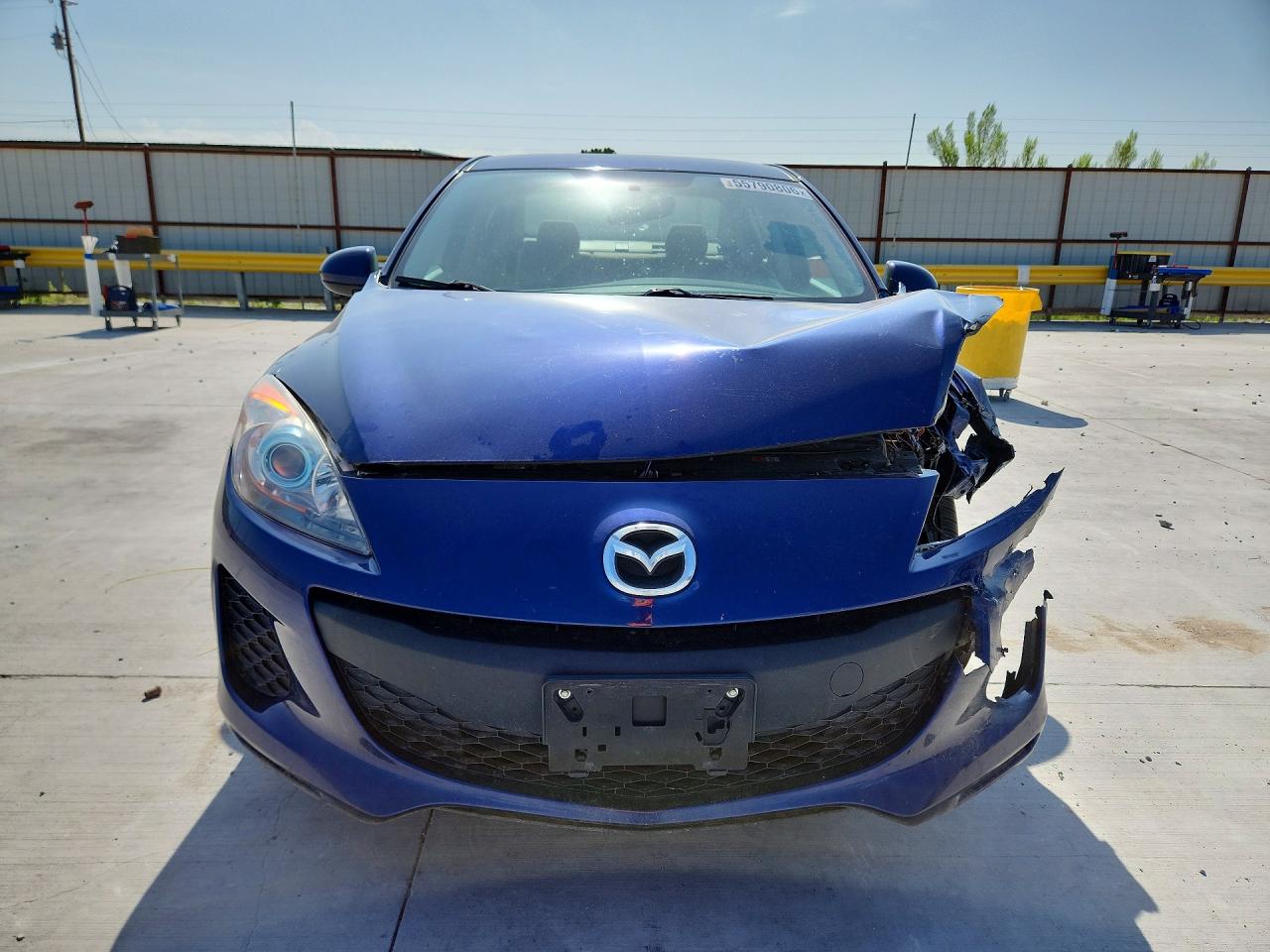 2012 Mazda 3 I Blue vin: JM1BL1V75C1576189