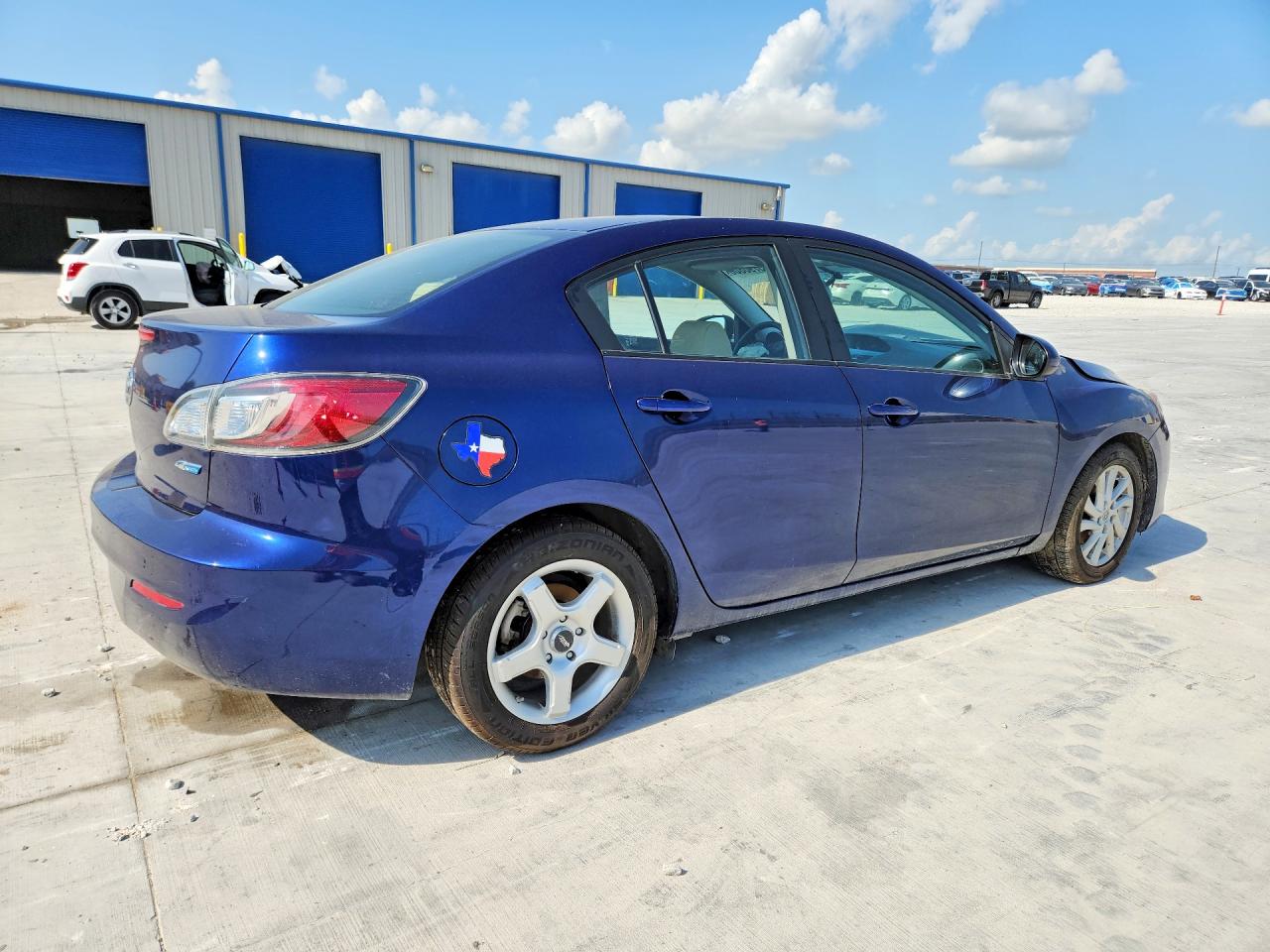 2012 Mazda 3 I Blue vin: JM1BL1V75C1576189
