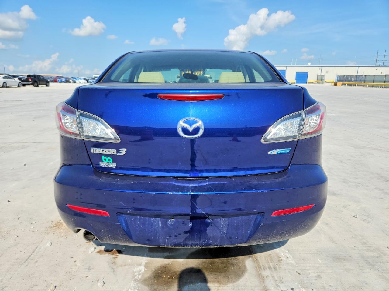 2012 Mazda 3 I Blue vin: JM1BL1V75C1576189