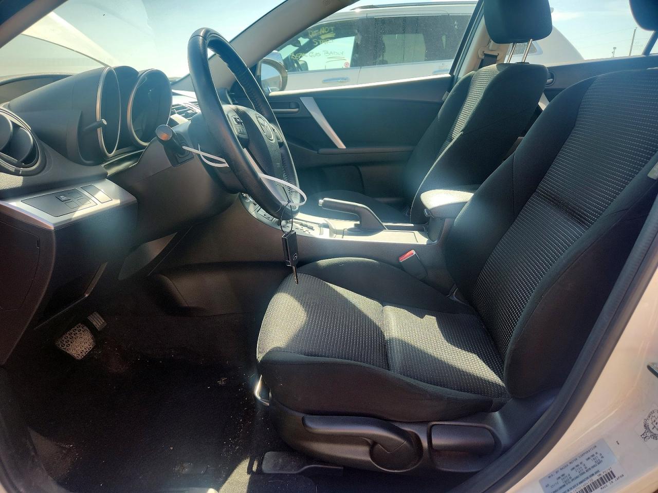 2012 Mazda 3 I White vin: JM1BL1V75C1604170