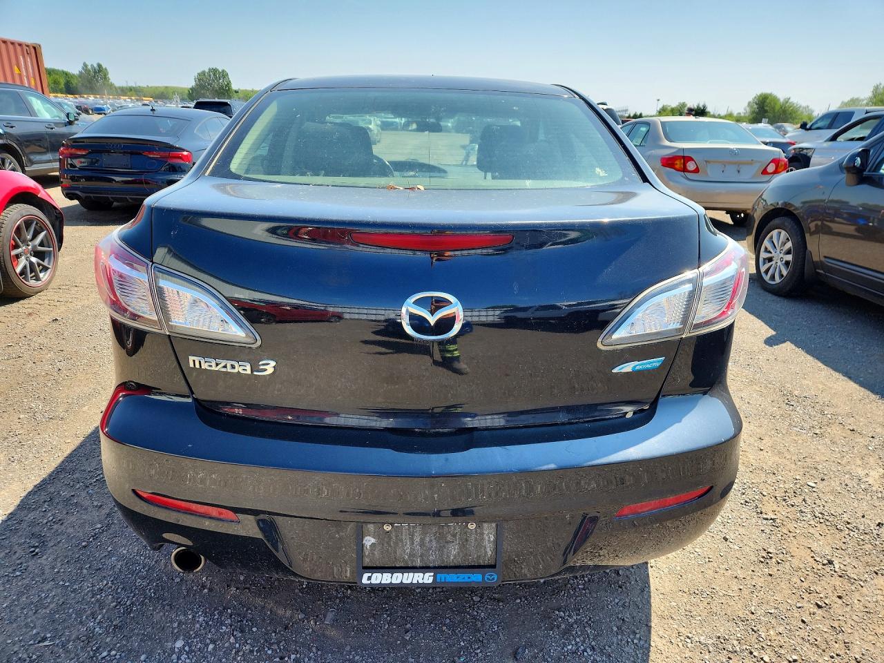 2012 Mazda 3 I Black vin: JM1BL1V75C1612978