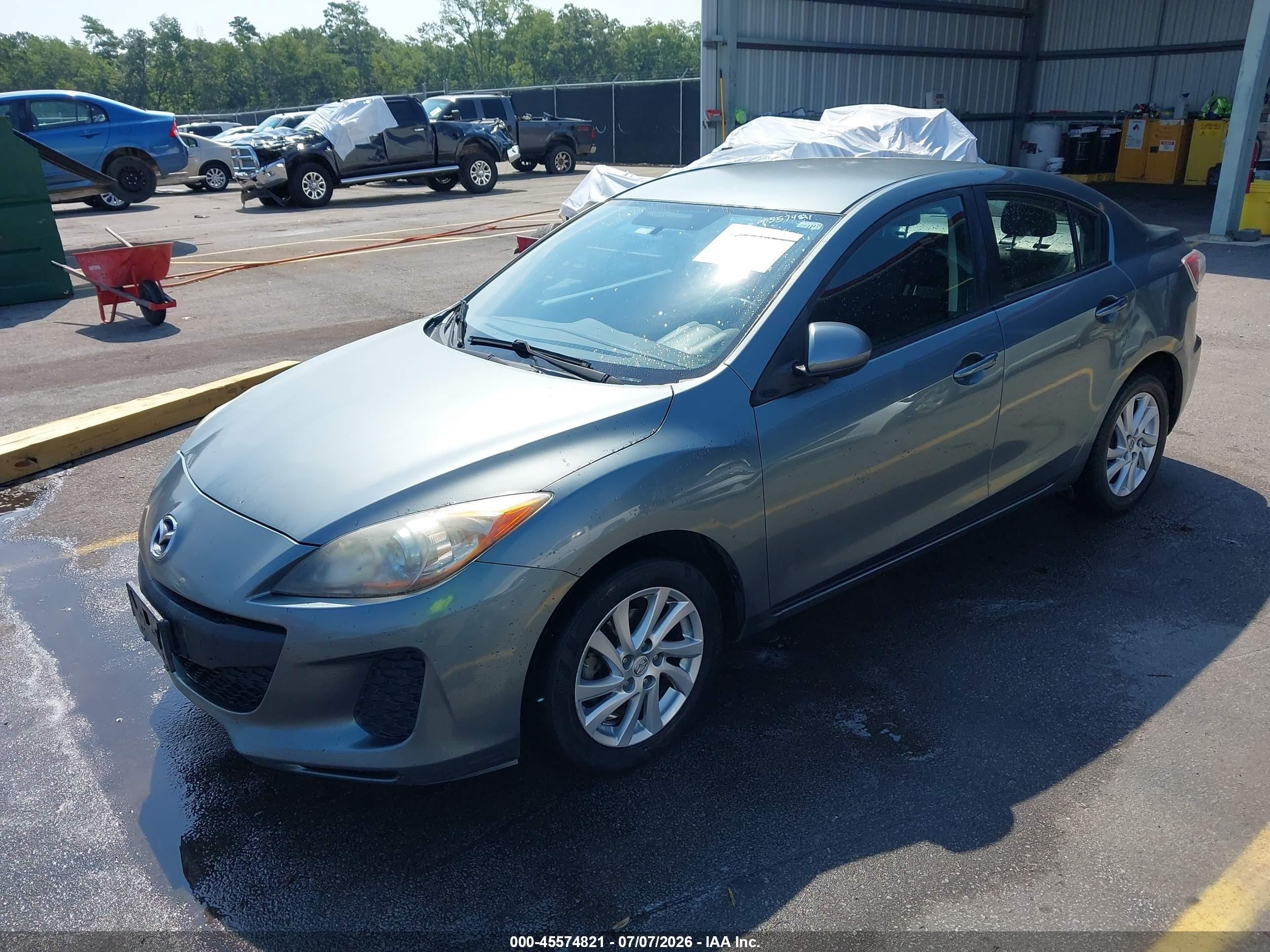 2012 Mazda Mazda3   Blue vin: JM1BL1V75C1618098