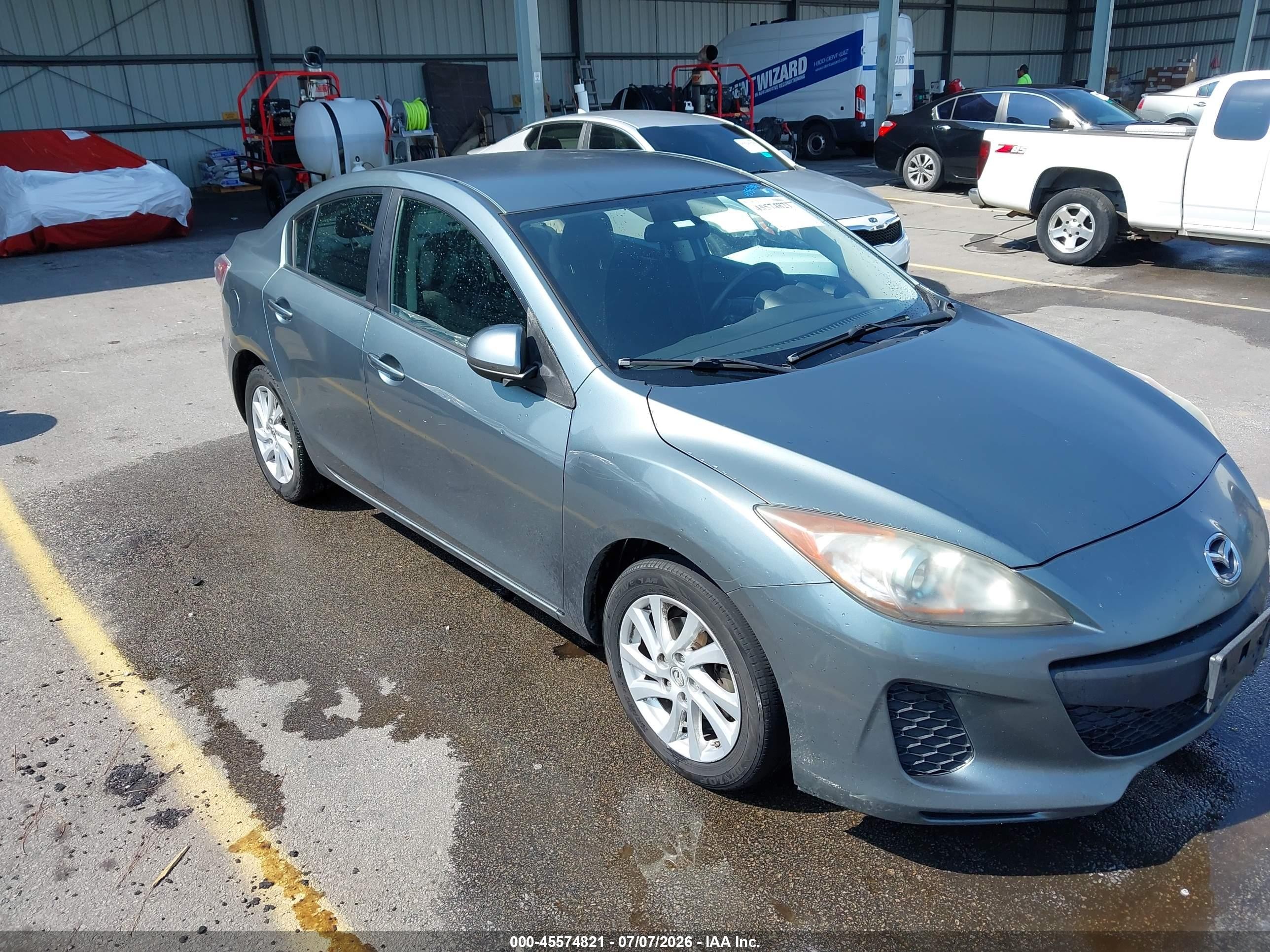 2012 Mazda Mazda3   Blue vin: JM1BL1V75C1618098