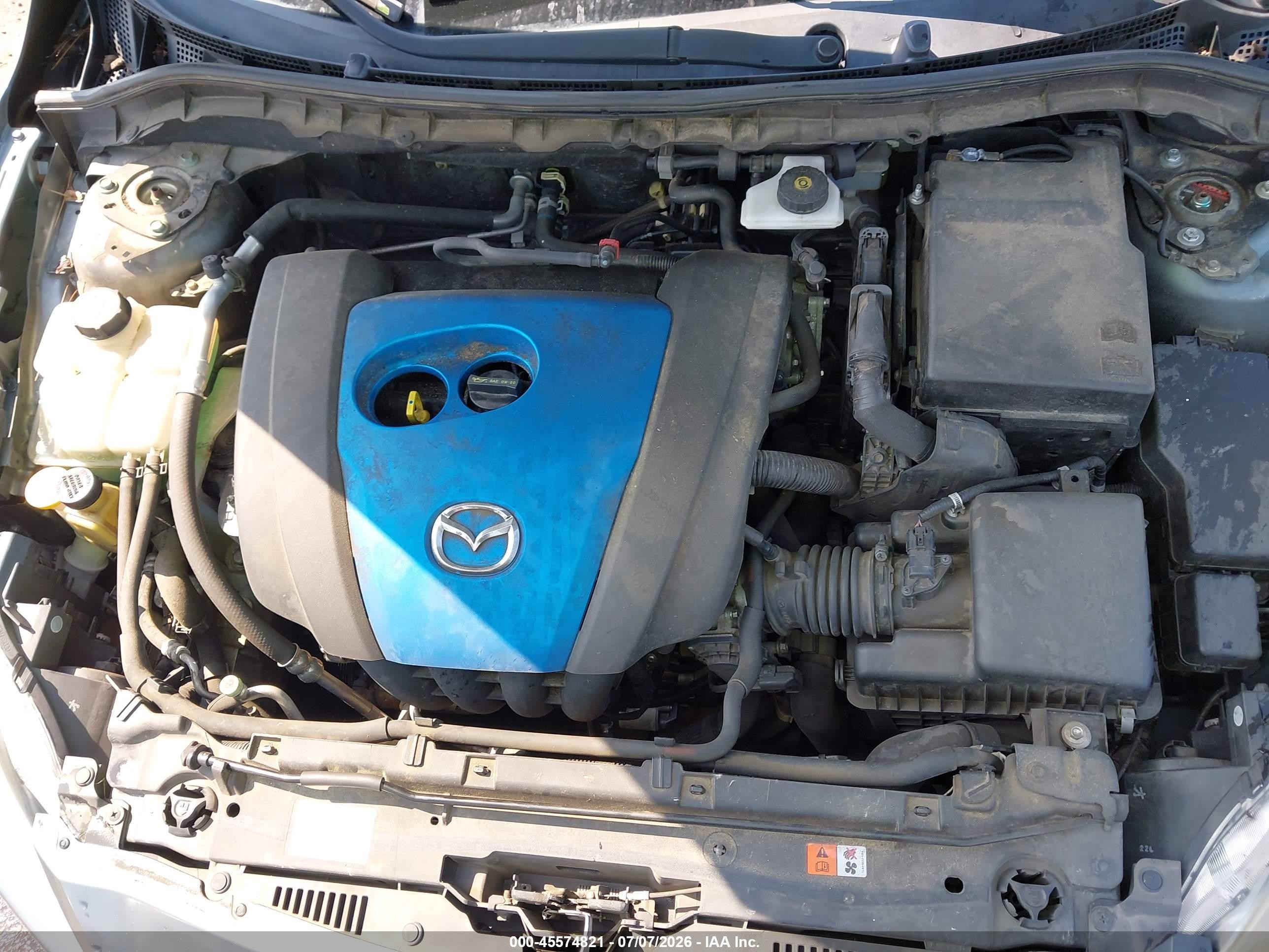 2012 Mazda Mazda3   Blue vin: JM1BL1V75C1618098