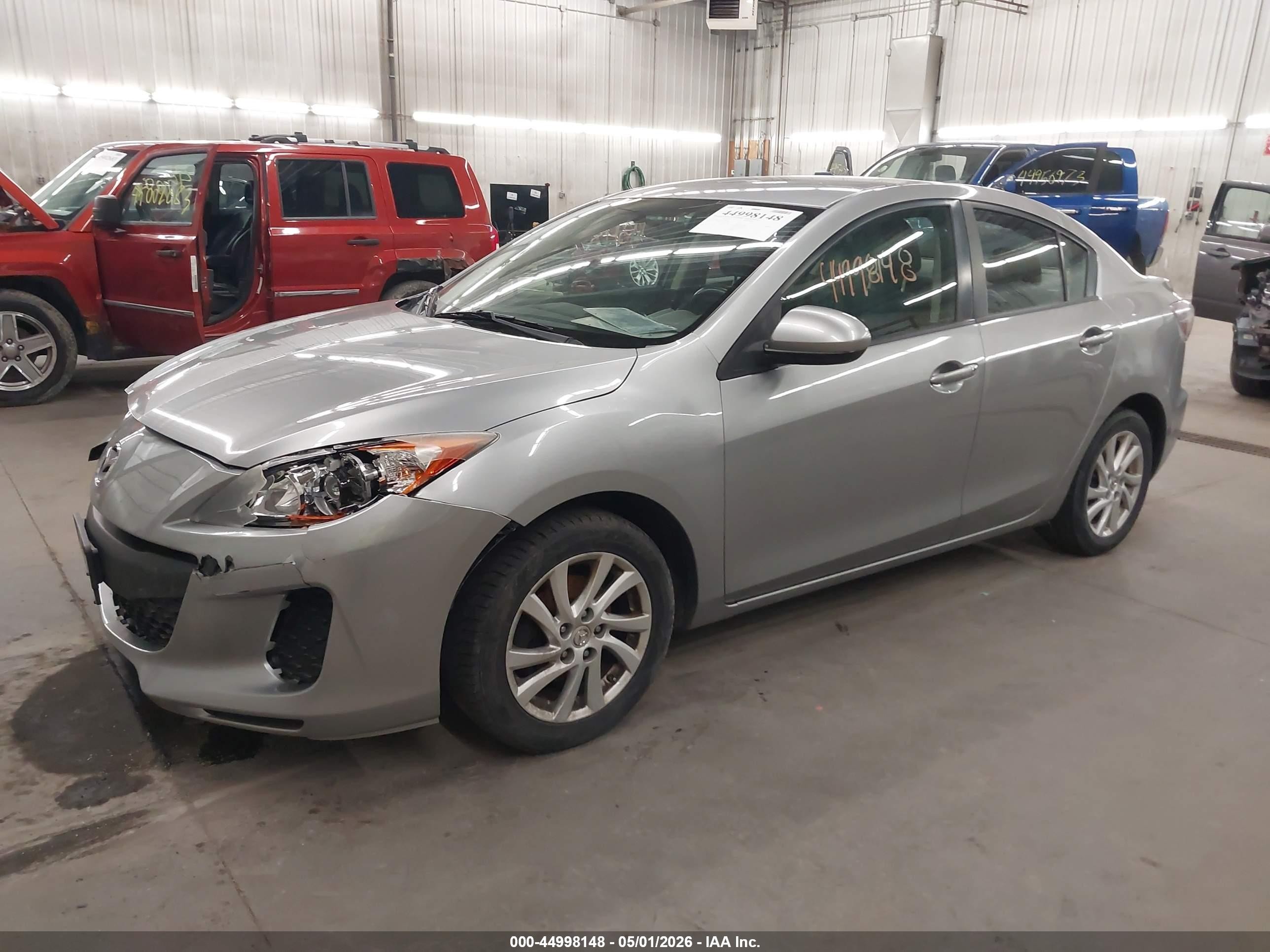 2012 Mazda Mazda3 I Touring Gray vin: JM1BL1V75C1624113