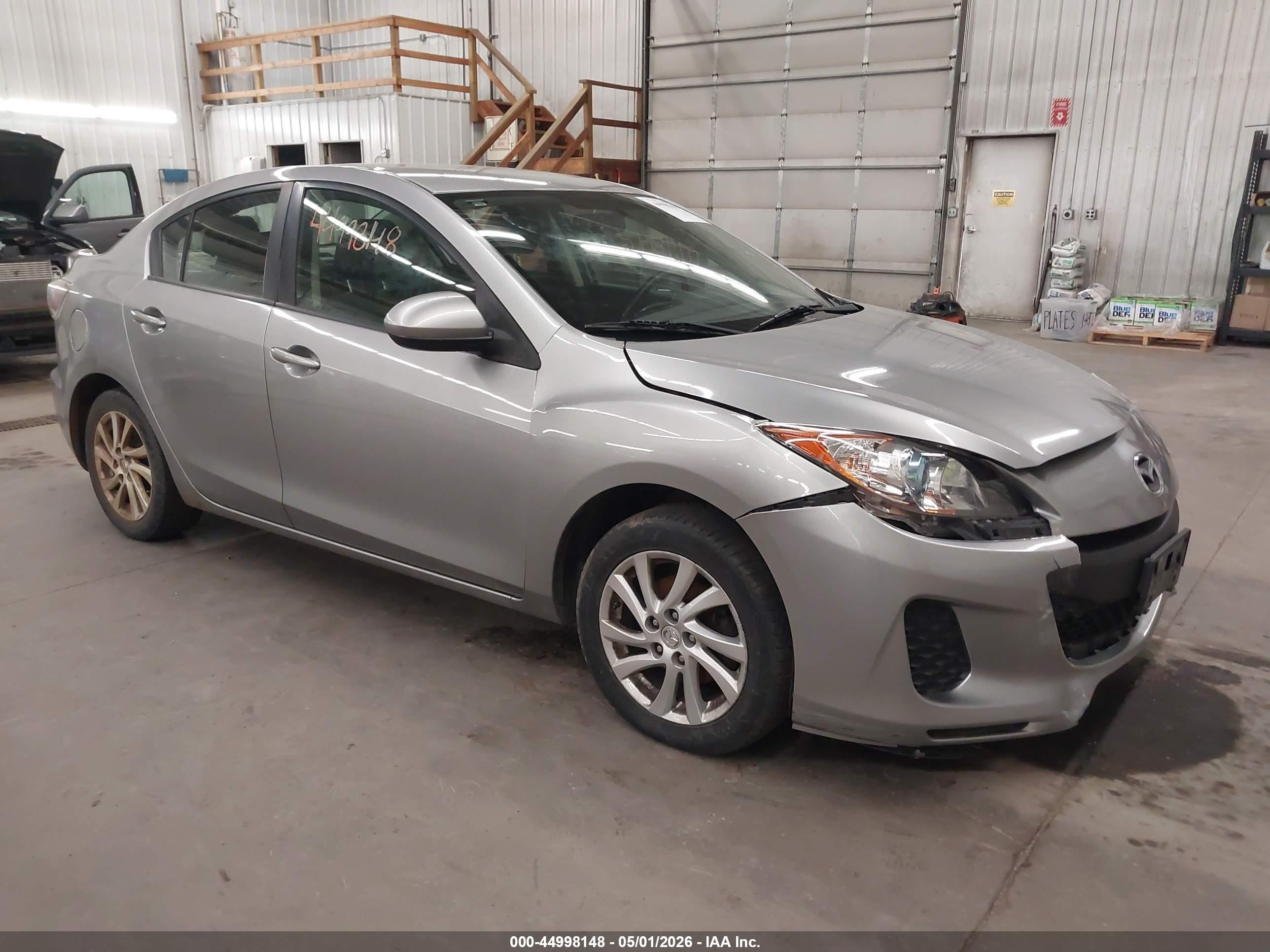 2012 Mazda Mazda3 I Touring Gray vin: JM1BL1V75C1624113
