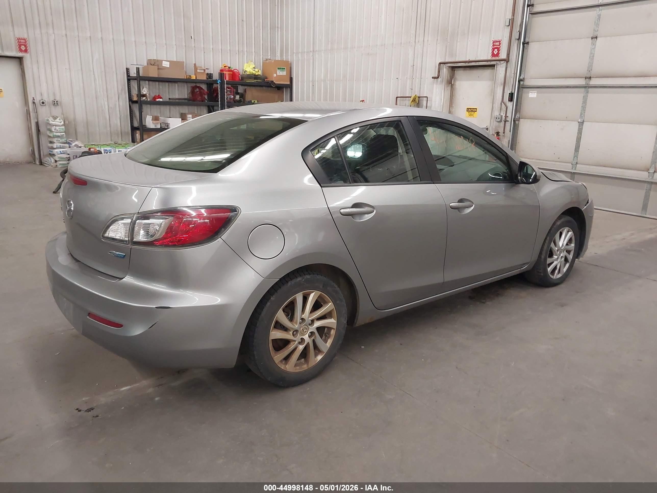2012 Mazda Mazda3 I Touring Gray vin: JM1BL1V75C1624113