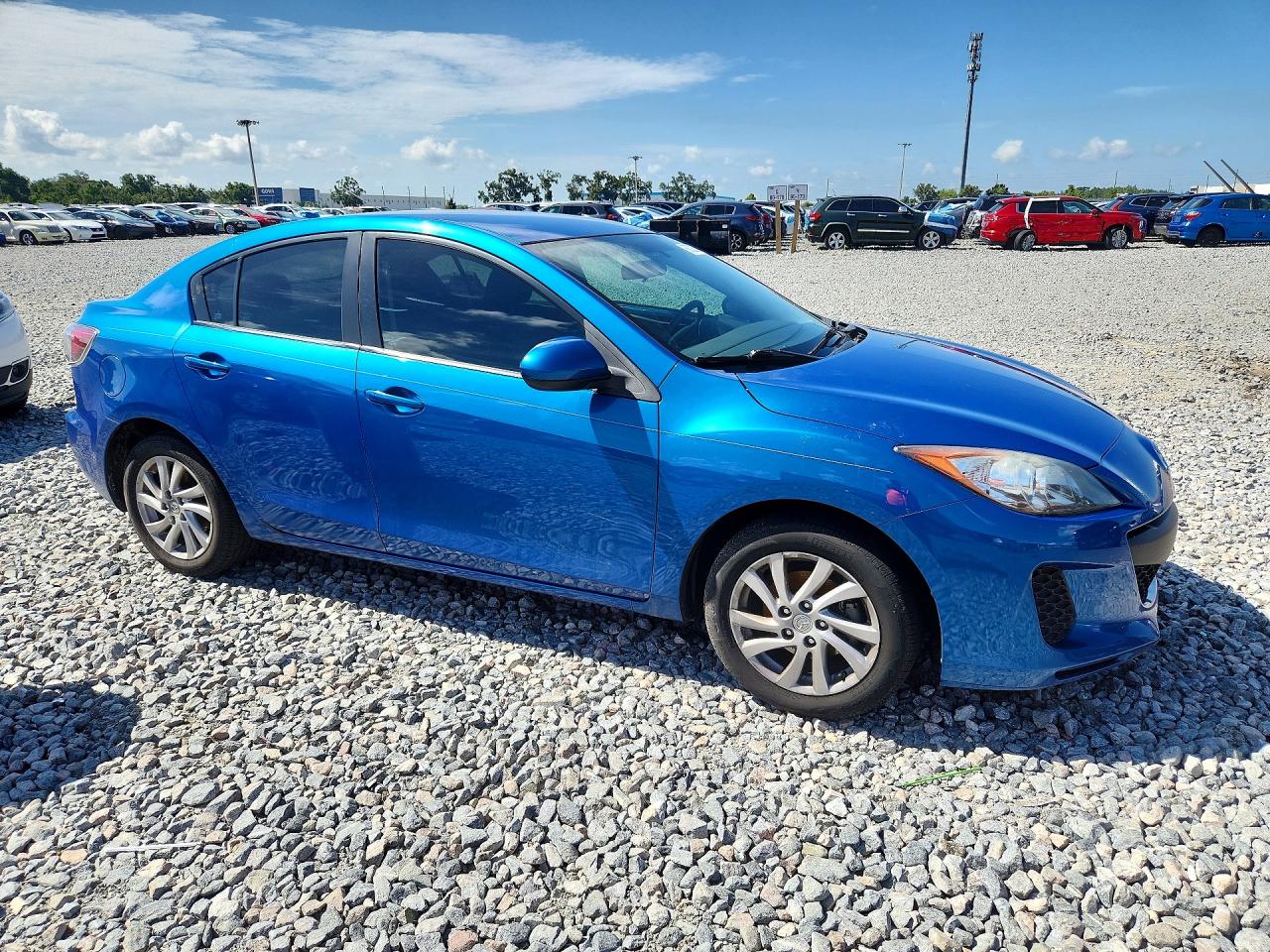 2012 Mazda 3 I Blue vin: JM1BL1V75C1645544