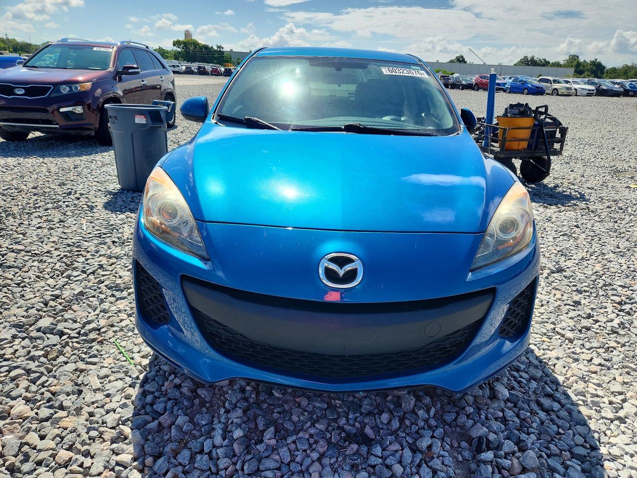 2012 Mazda 3 I Blue vin: JM1BL1V75C1645544