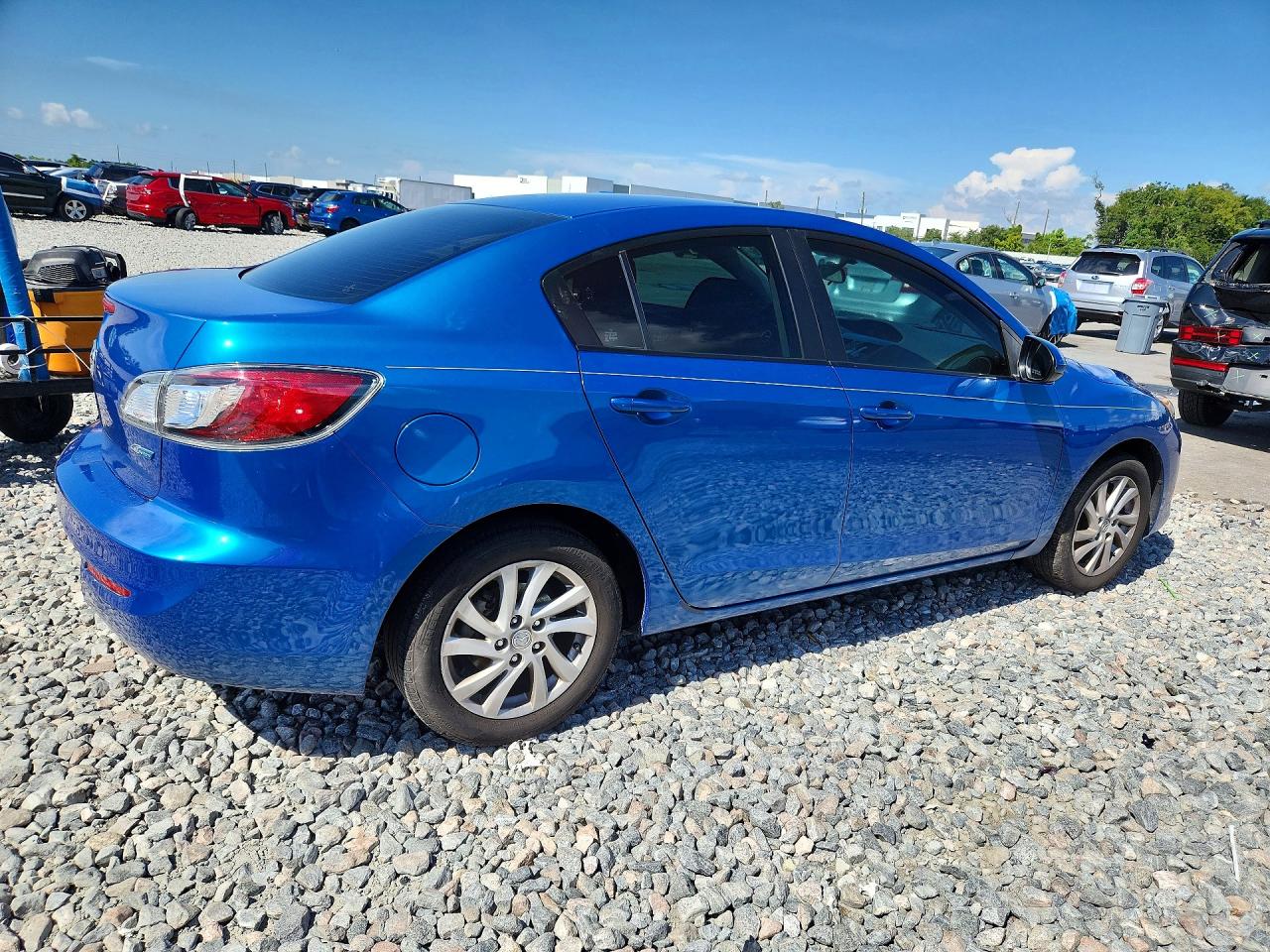 2012 Mazda 3 I Blue vin: JM1BL1V75C1645544