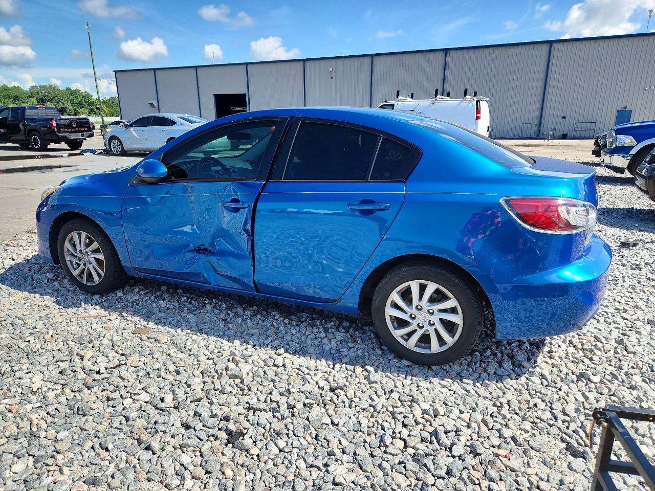 2012 Mazda 3 I Blue vin: JM1BL1V75C1645544
