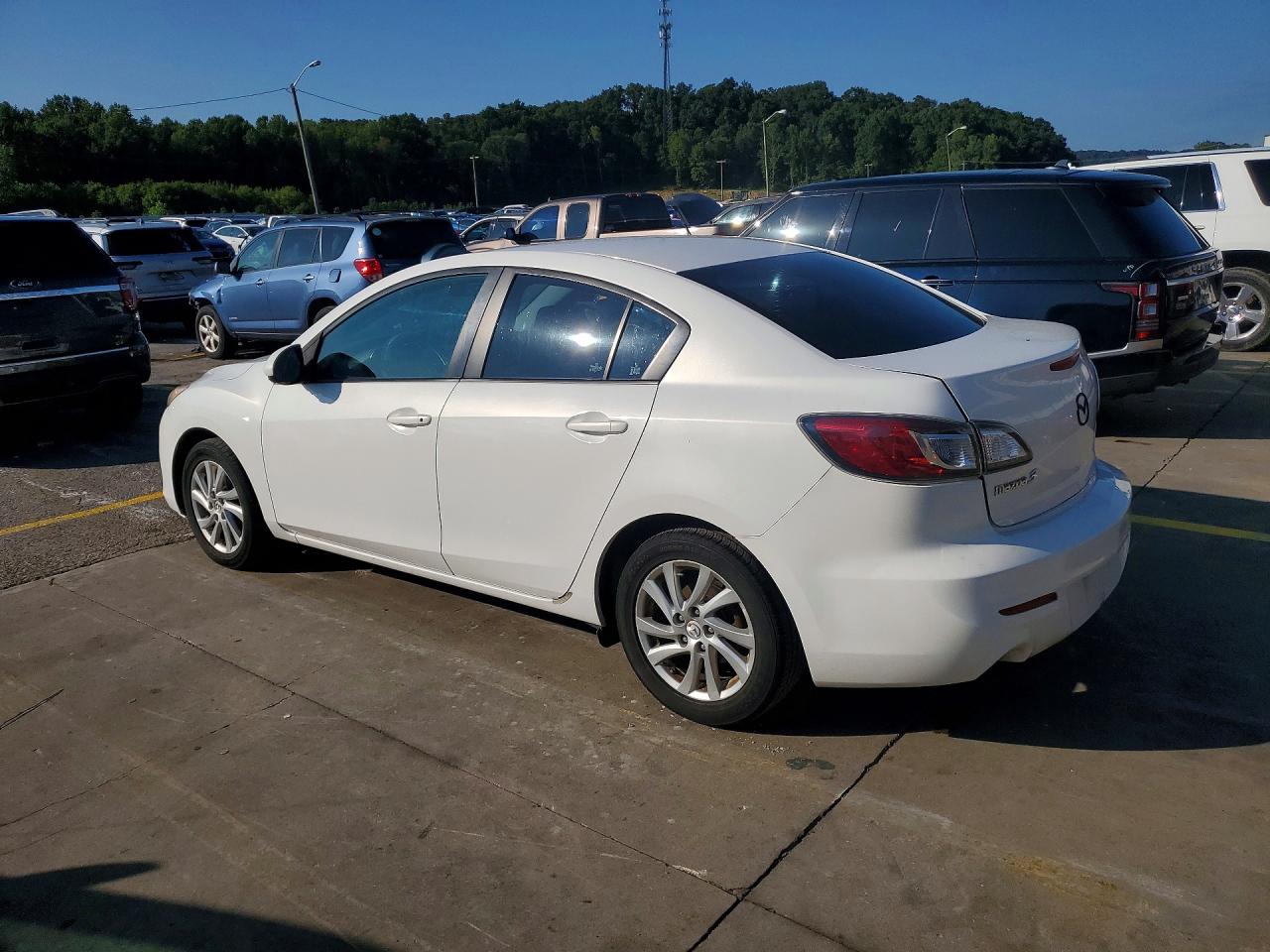 2012 Mazda 3 I White vin: JM1BL1V75C1690175