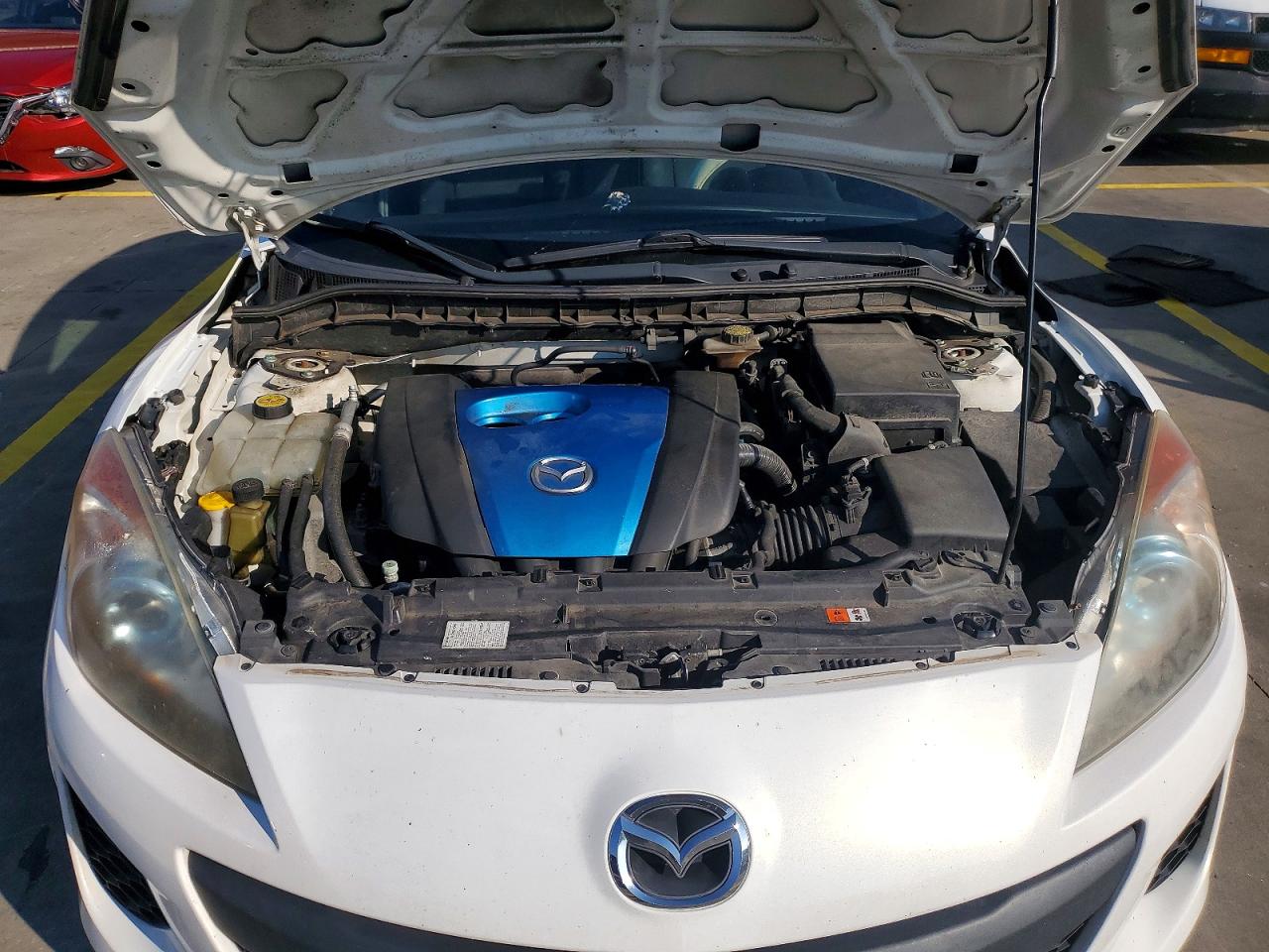 2012 Mazda 3 I White vin: JM1BL1V75C1690175