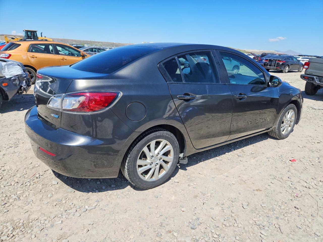 2012 Mazda 3 I Charcoal vin: JM1BL1V76C1554993