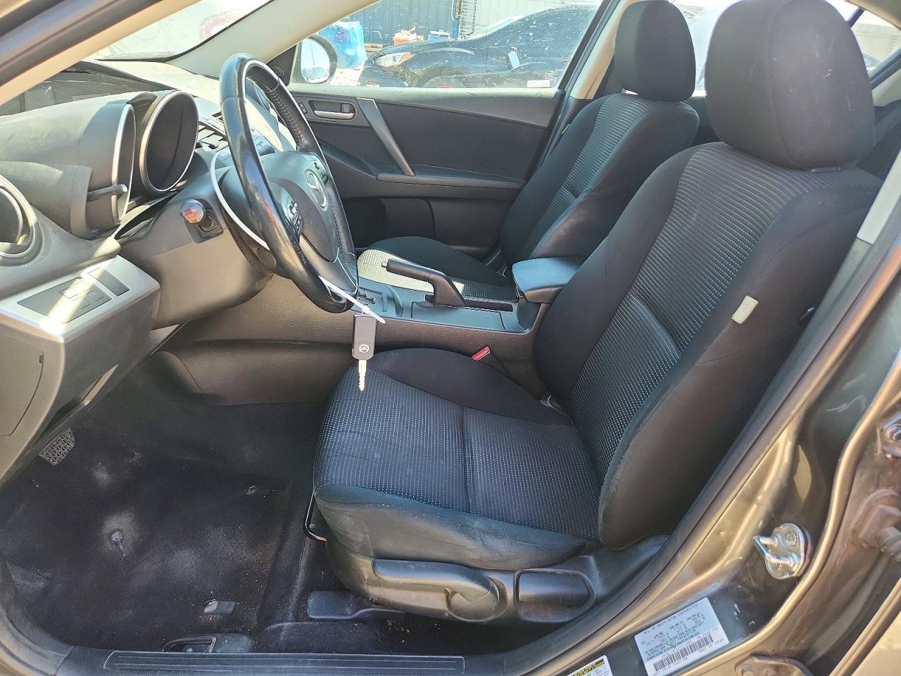 2012 Mazda 3 I Charcoal vin: JM1BL1V76C1554993
