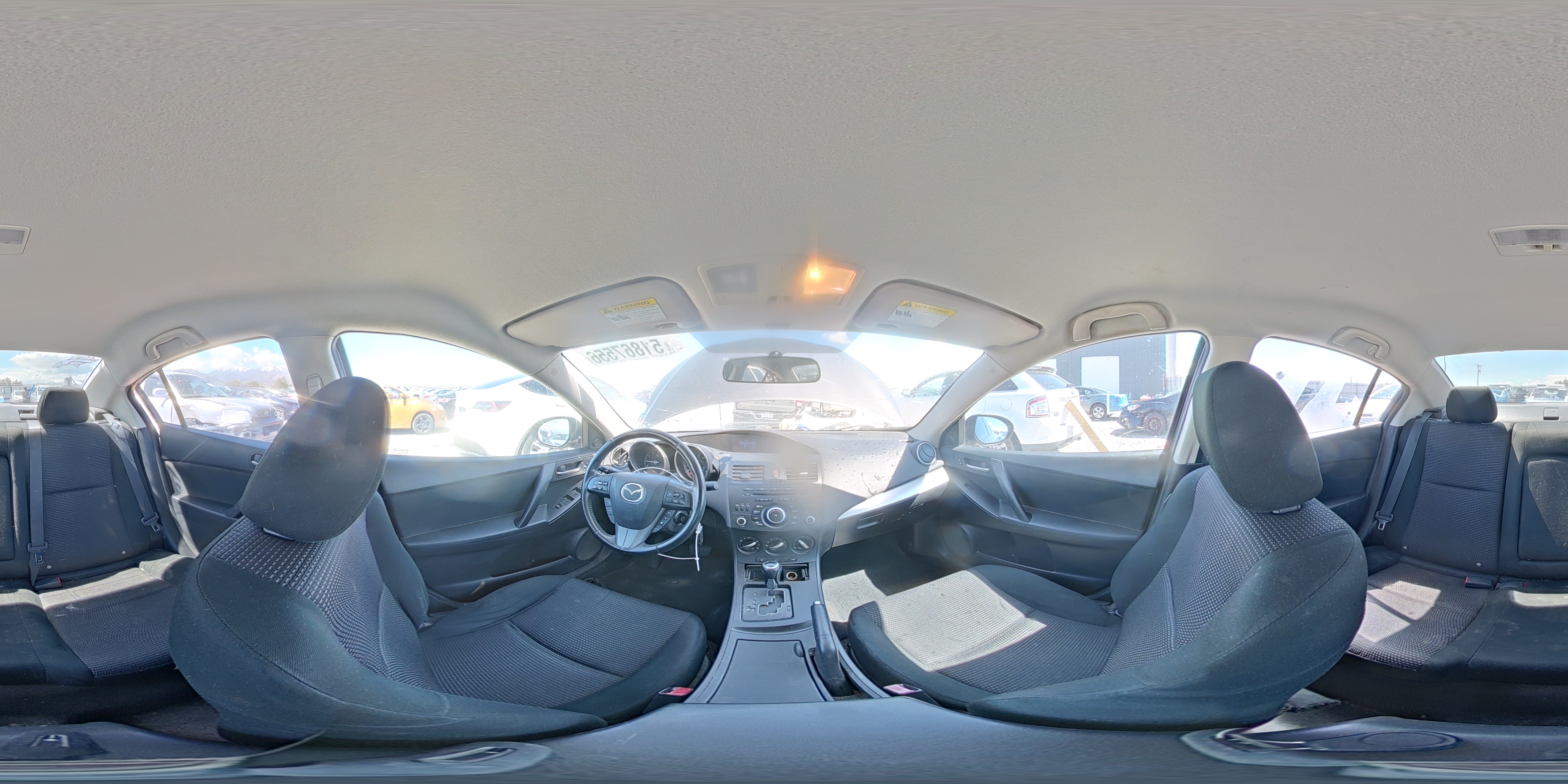 2012 Mazda 3 I Charcoal vin: JM1BL1V76C1554993