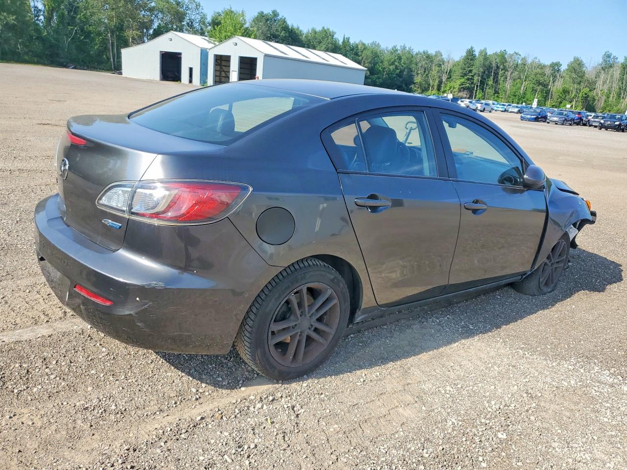 2012 Mazda 3 I Gray vin: JM1BL1V76C1610866