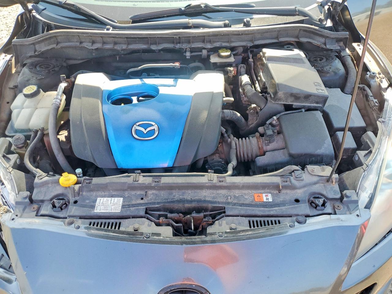 2012 Mazda 3 I Gray vin: JM1BL1V76C1610866