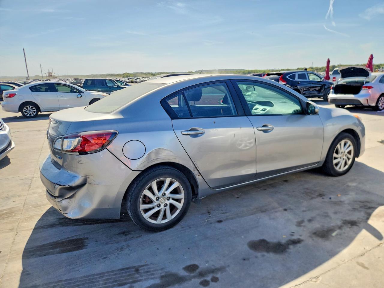 2012 Mazda 3 I Silver vin: JM1BL1V76C1645181