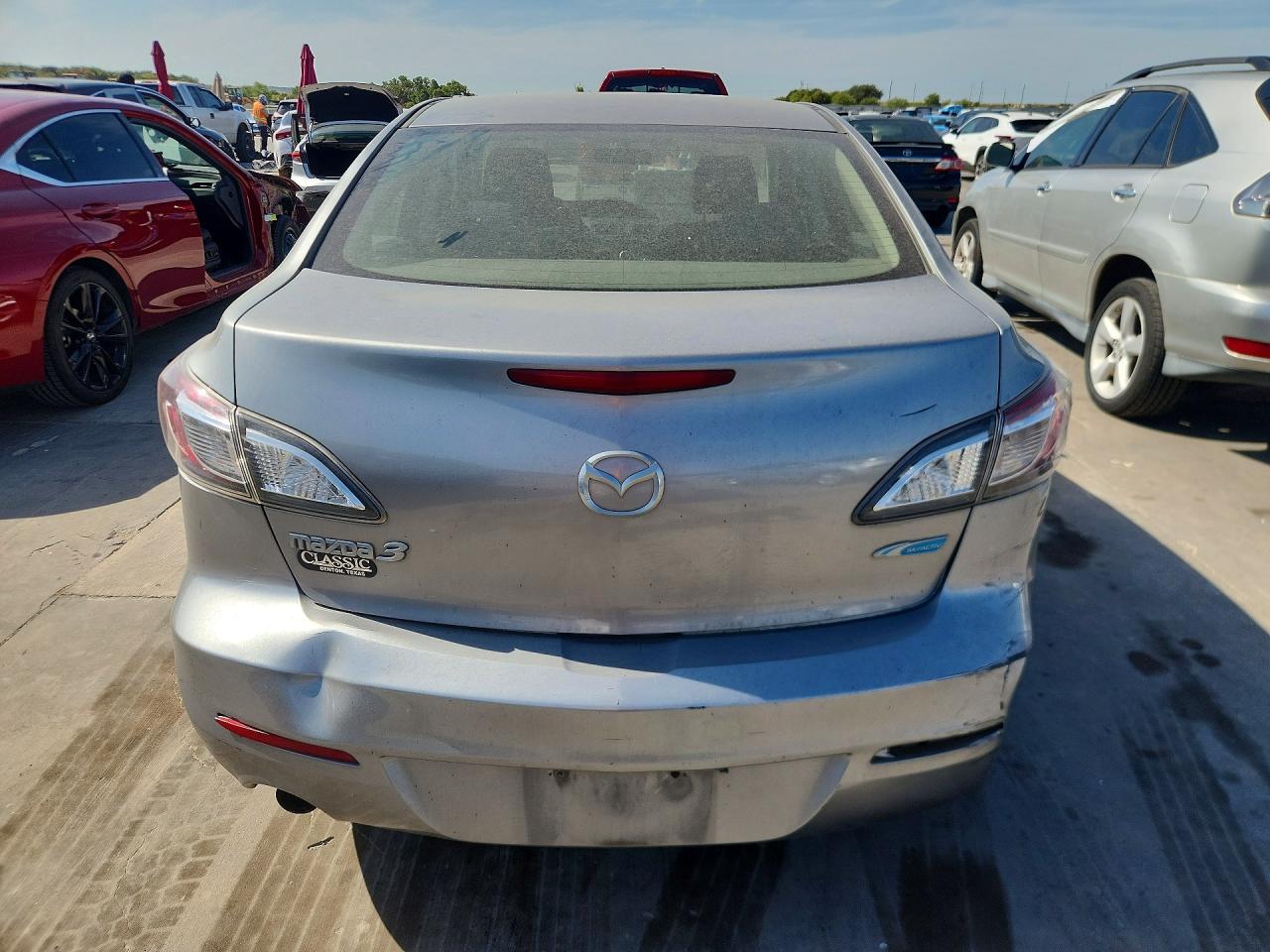 2012 Mazda 3 I Silver vin: JM1BL1V76C1645181