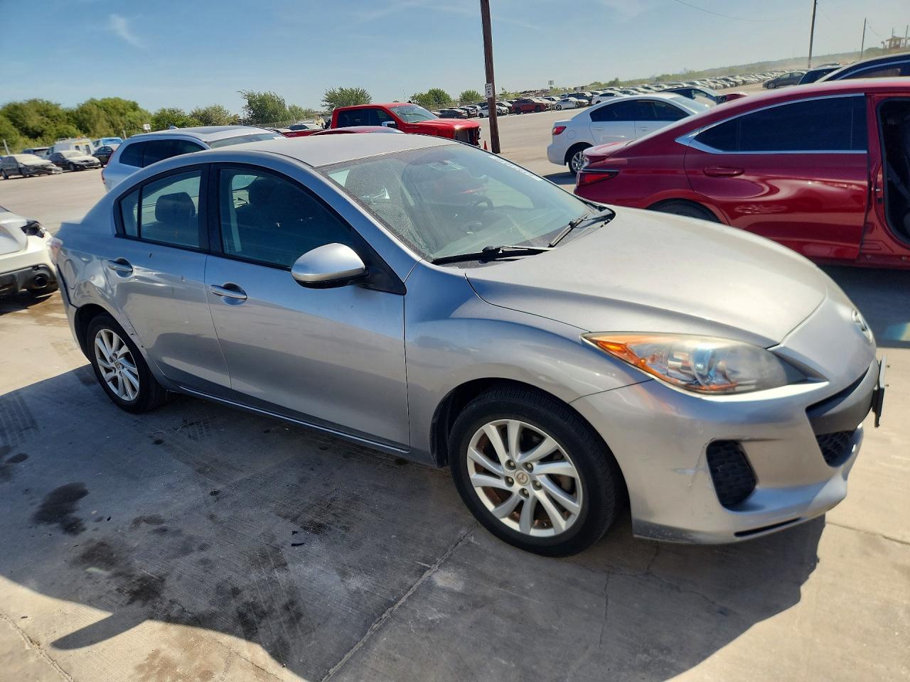 2012 Mazda 3 I Silver vin: JM1BL1V76C1645181