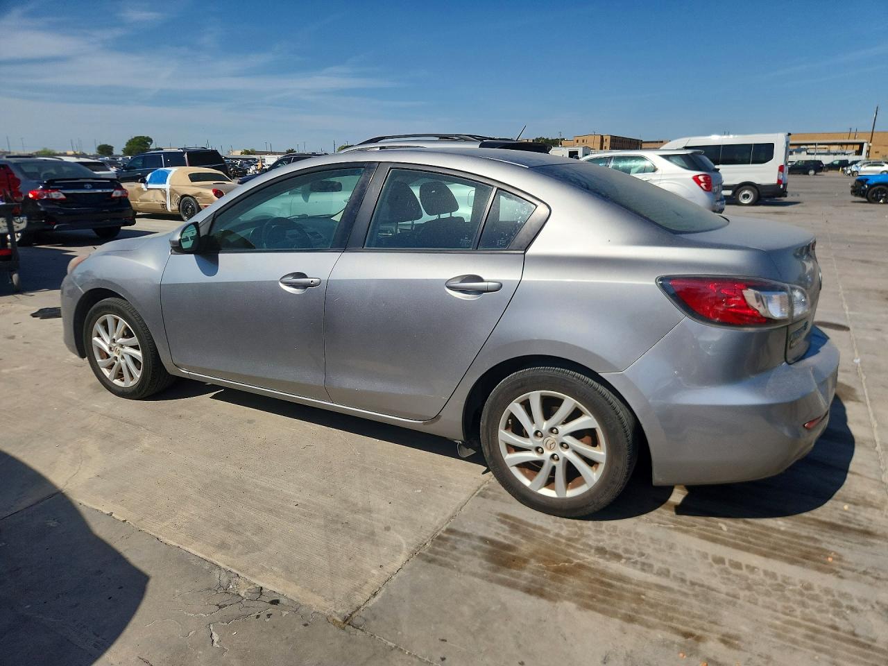 2012 Mazda 3 I Silver vin: JM1BL1V76C1645181