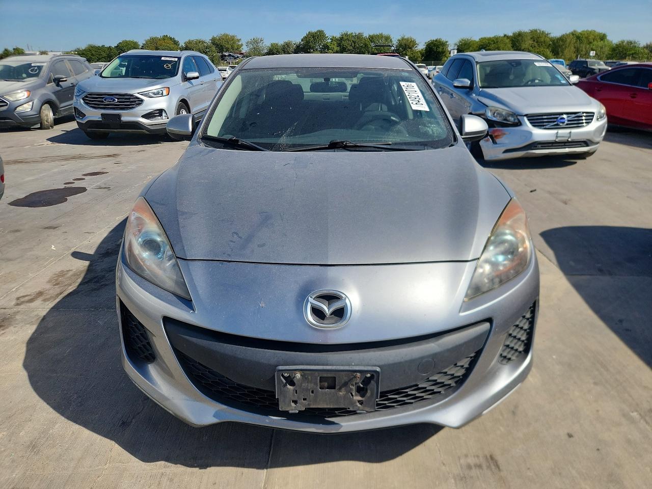 2012 Mazda 3 I Silver vin: JM1BL1V76C1645181