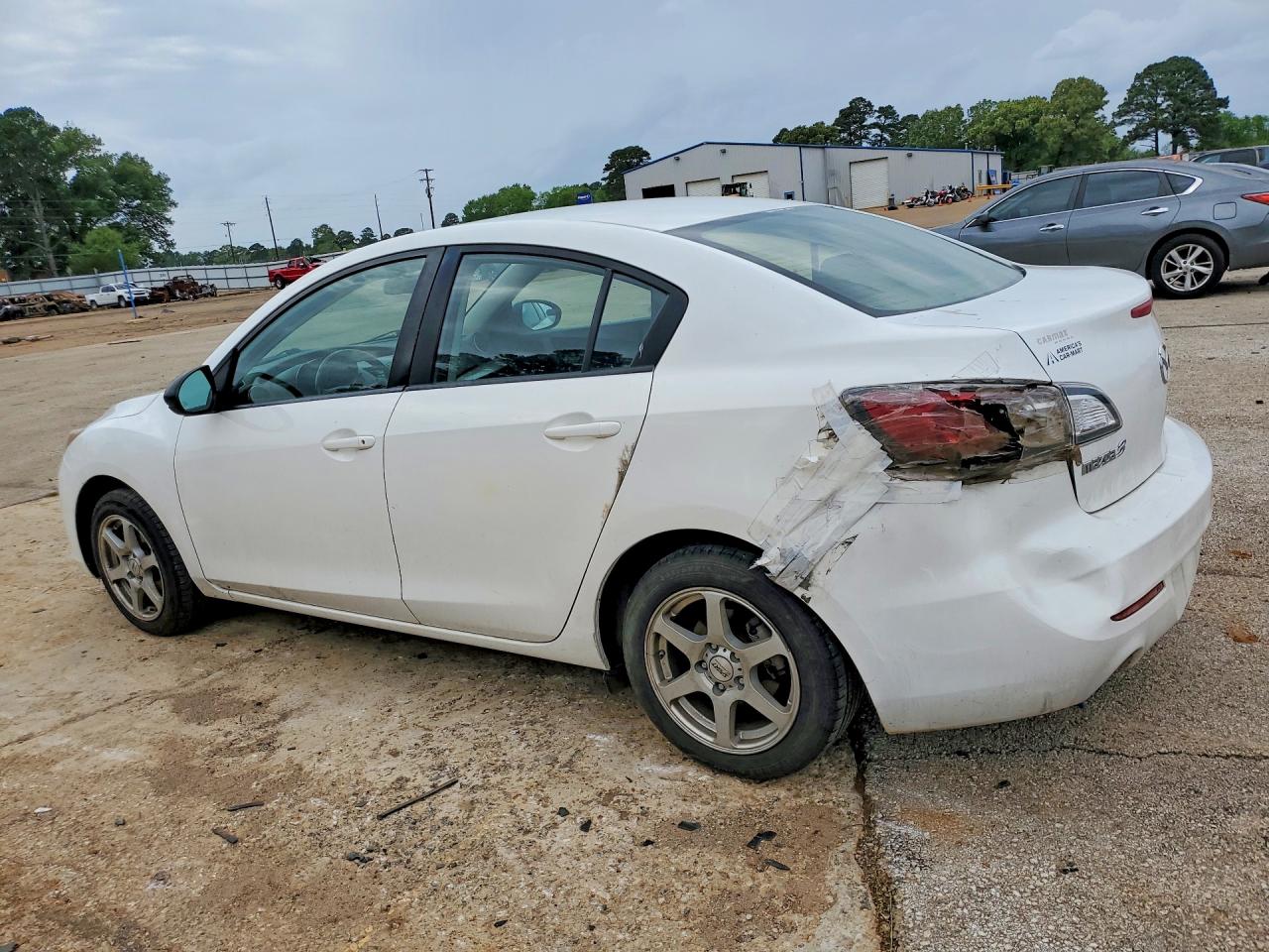 2012 Mazda 3 I White vin: JM1BL1V76C1656892
