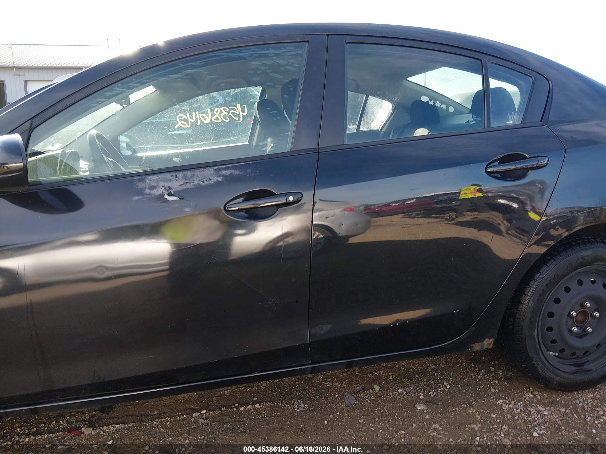 2012 Mazda Mazda3 I Touring Black vin: JM1BL1V76C1671280