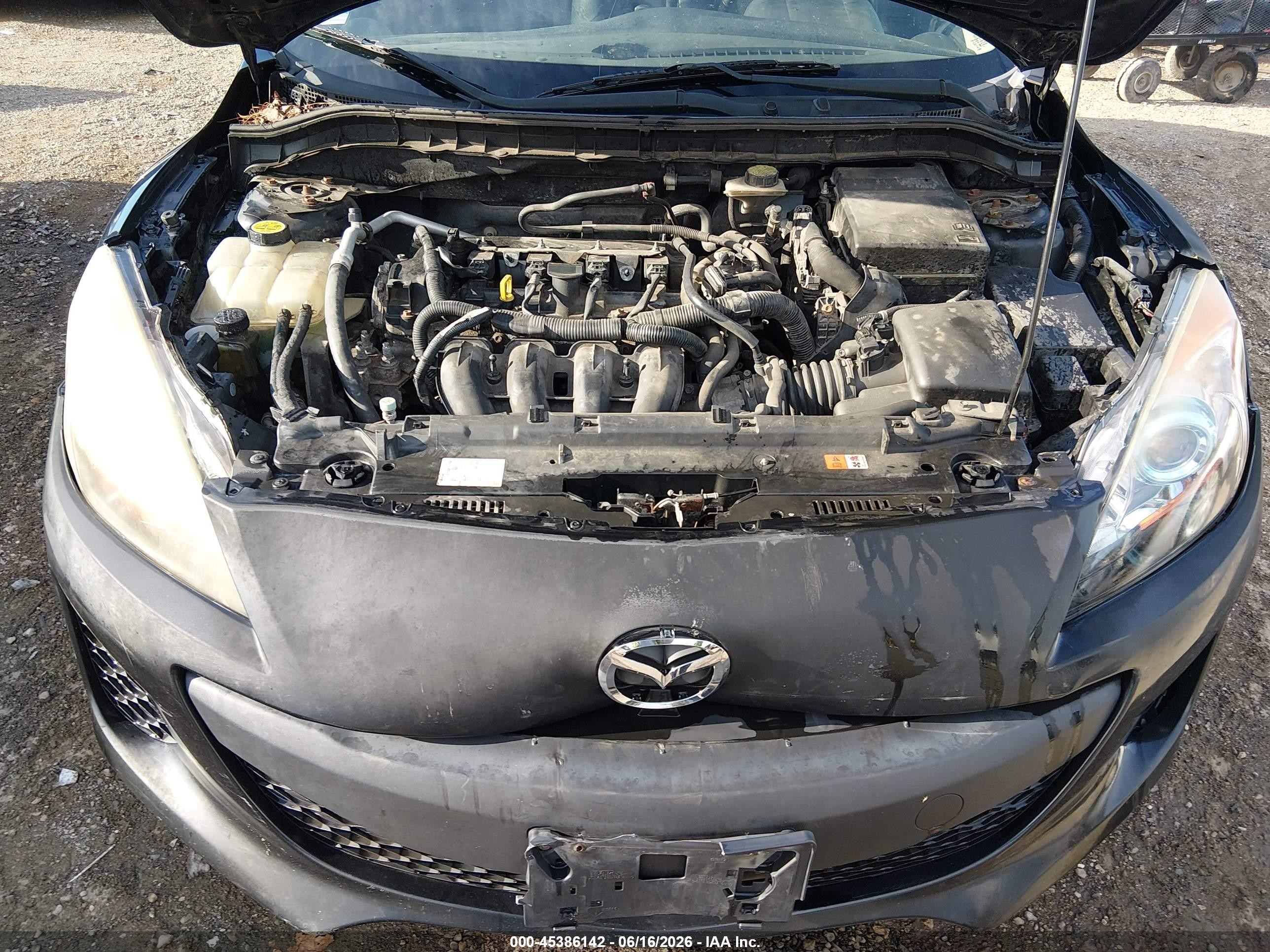 2012 Mazda Mazda3 I Touring Black vin: JM1BL1V76C1671280