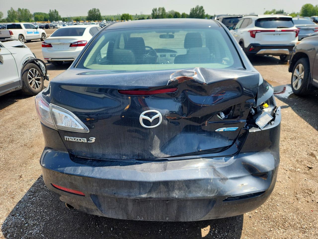 2012 Mazda 3 I Black vin: JM1BL1V76C1672980
