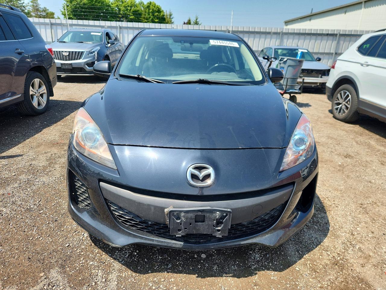 2012 Mazda 3 I Black vin: JM1BL1V76C1672980