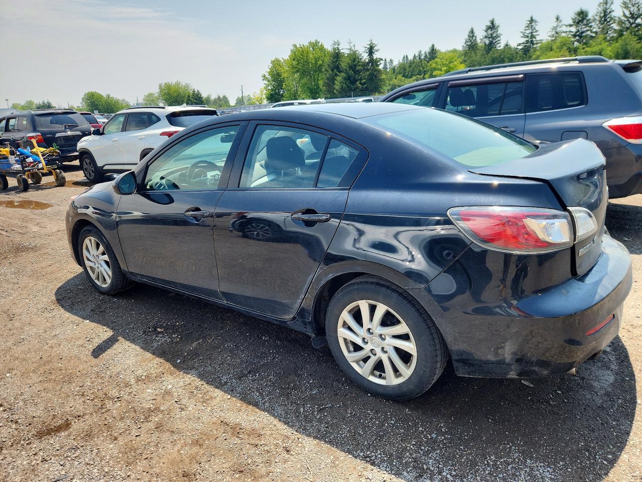 2012 Mazda 3 I Black vin: JM1BL1V76C1672980
