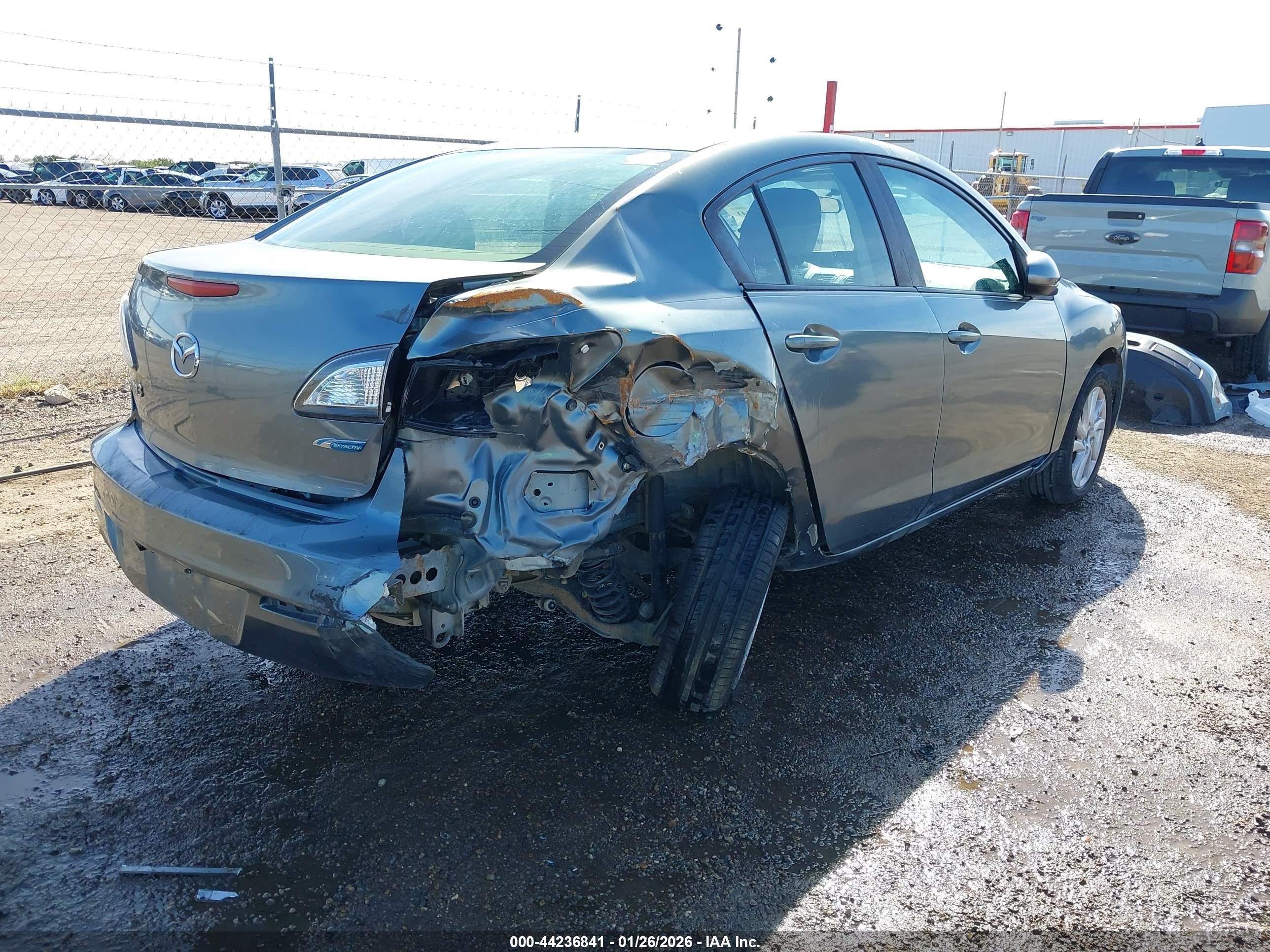 2012 Mazda Mazda3 I Touring Синий vin: JM1BL1V76C1676883