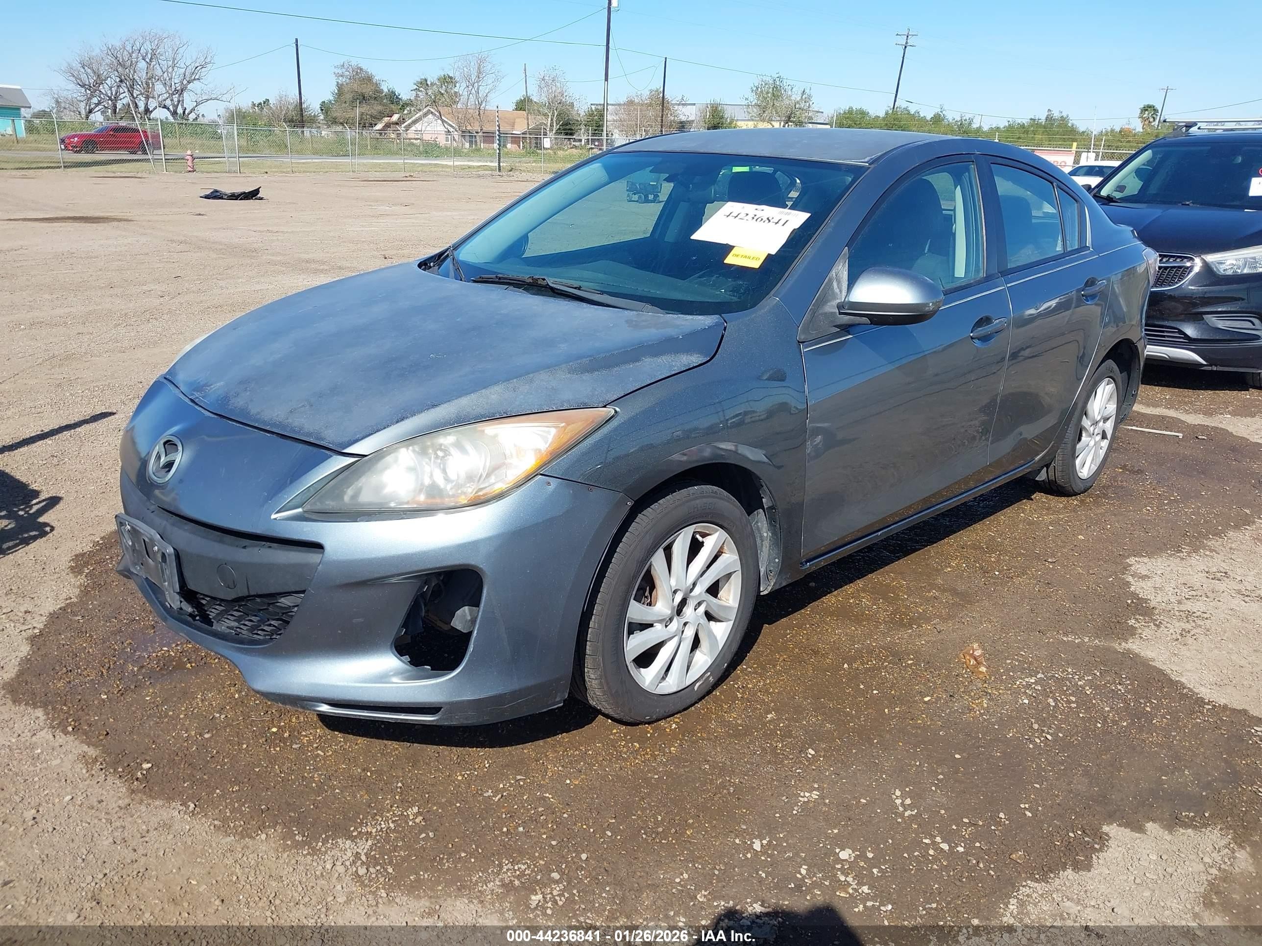 2012 Mazda Mazda3 I Touring Синий vin: JM1BL1V76C1676883