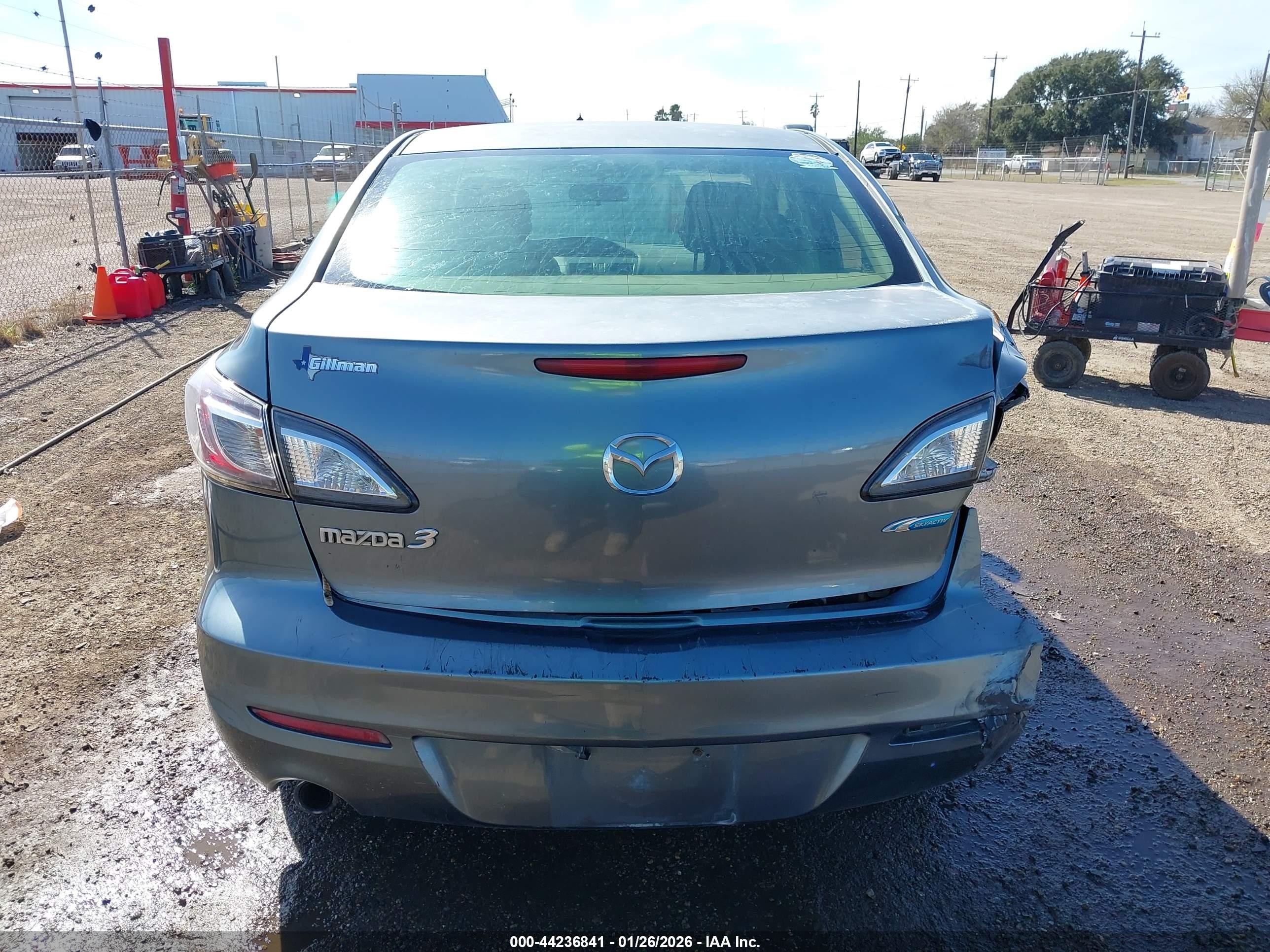 2012 Mazda Mazda3 I Touring Синий vin: JM1BL1V76C1676883