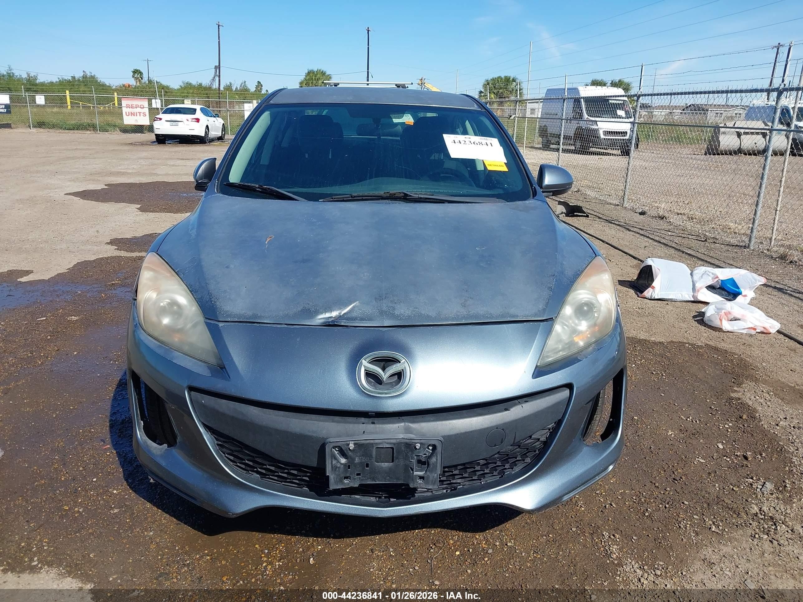 2012 Mazda Mazda3 I Touring Синий vin: JM1BL1V76C1676883