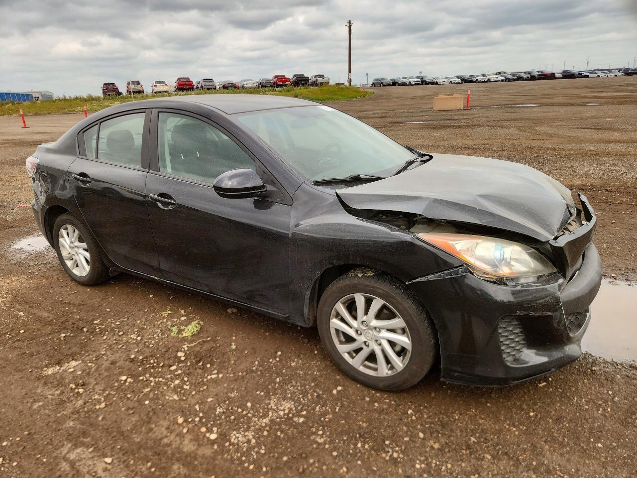 2012 Mazda 3 I Black vin: JM1BL1V76C1686491